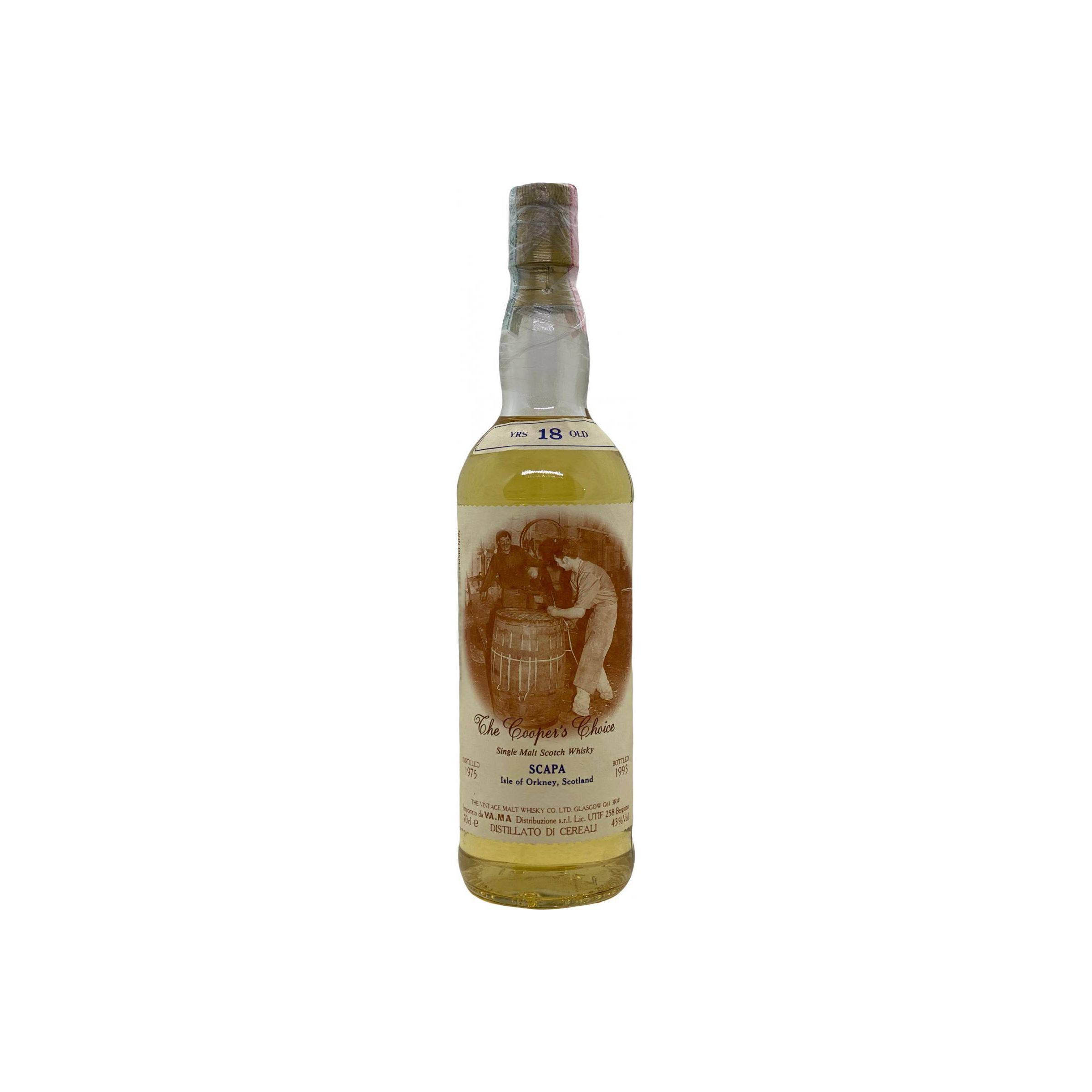 Scapa The Cooper's Choice 1975 18 Years Single Malt Whisky