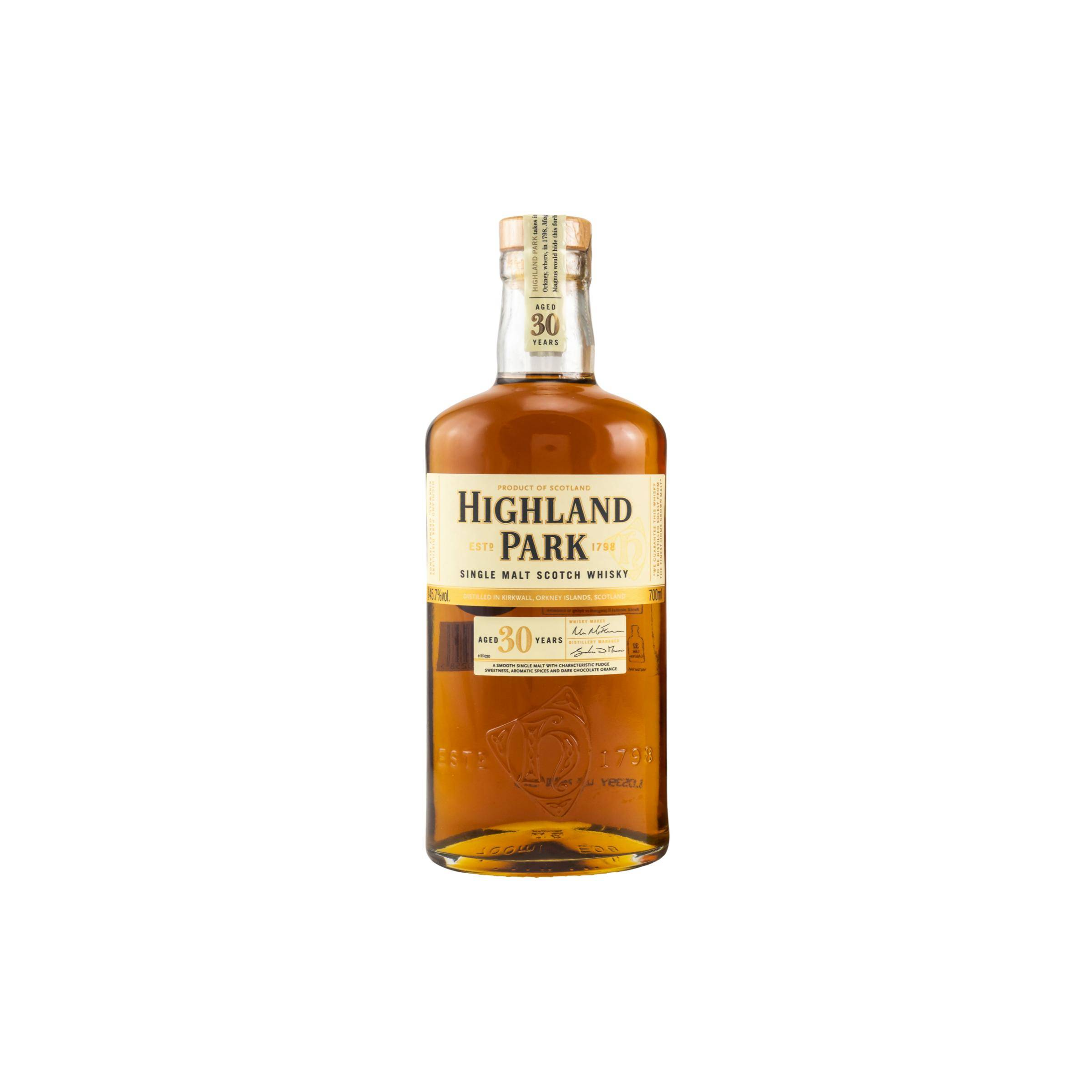 Highland Park 30 Years Single Malt Whisky