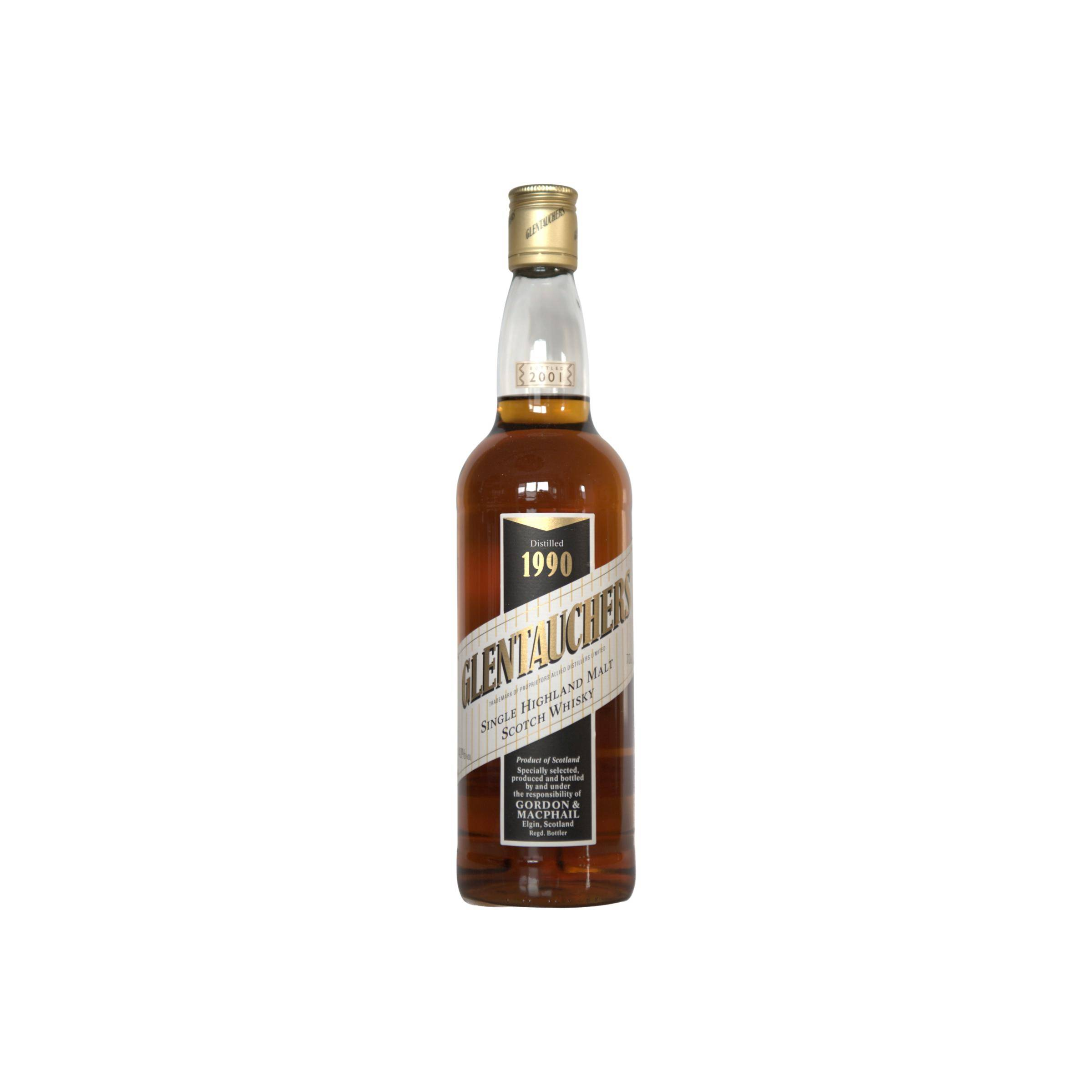 Glentauchers Licensed Bottling 1990 11 Years Single Malt Whisky