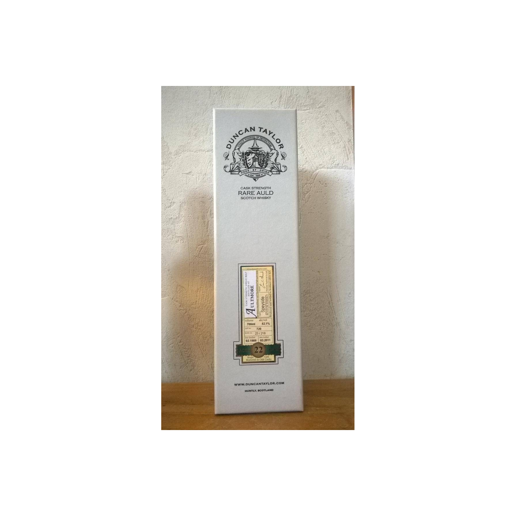 Aultmore Rare Auld 1989 22 Years Single Malt Whisky 2