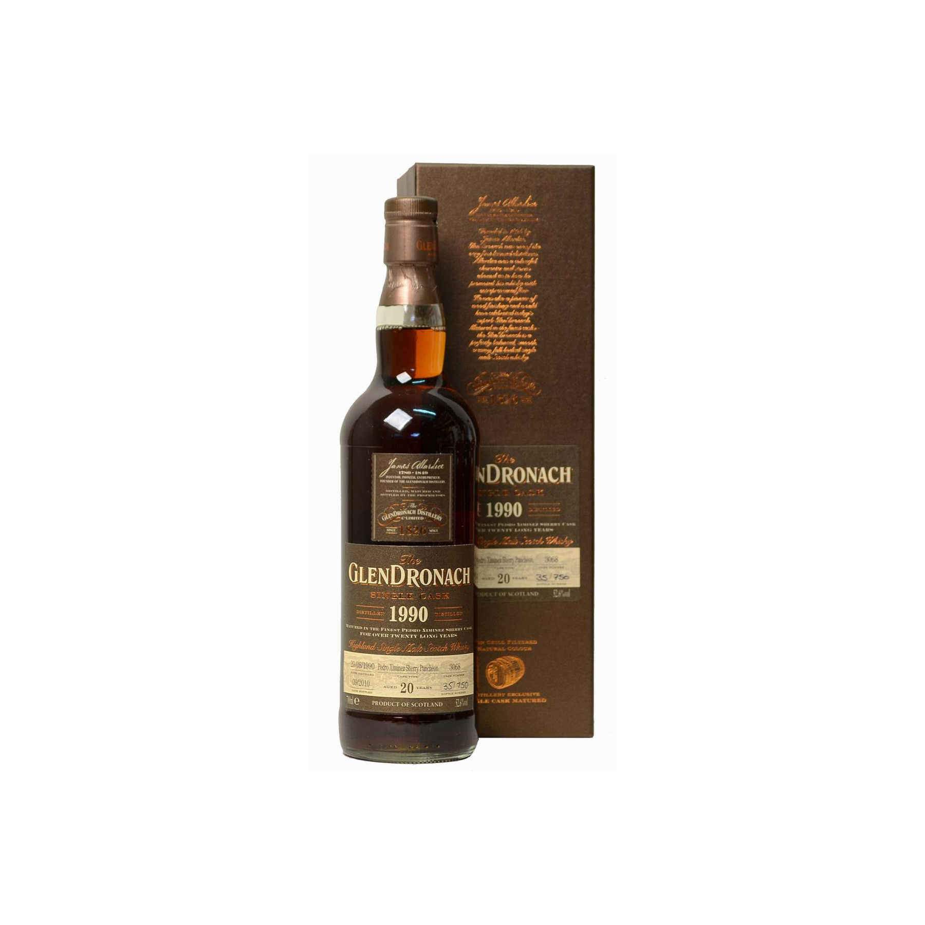 GlenDronach 1990 20 Years Single Malt Whisky 2