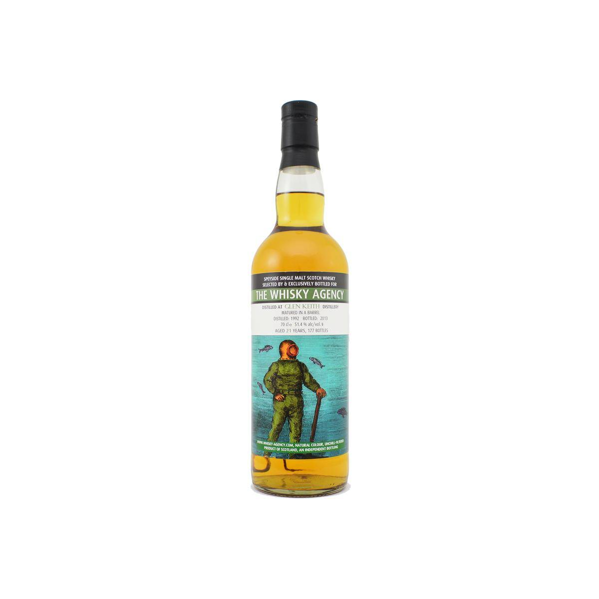 Glen Keith 1992 21 Years Single Malt Whisky