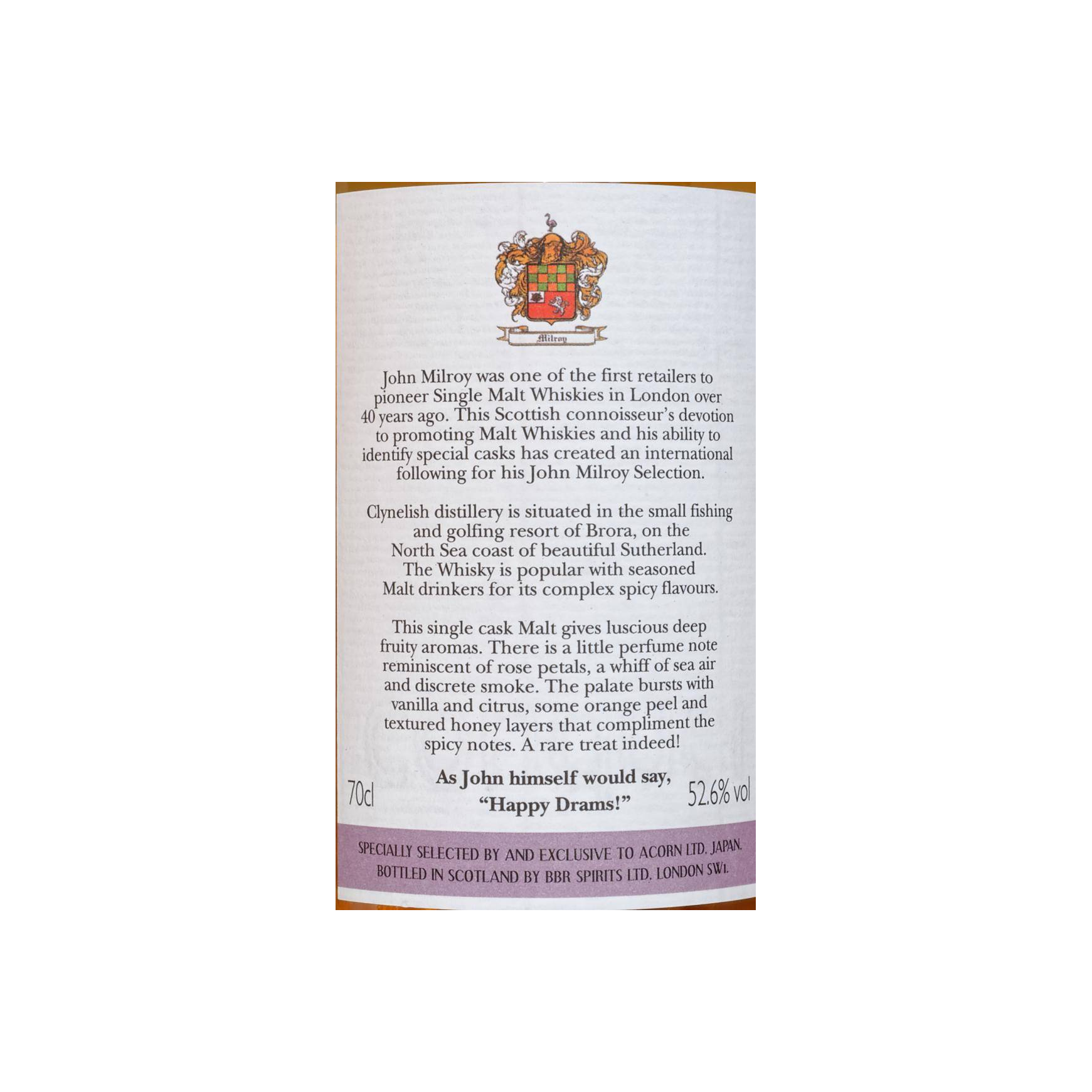 Clynelish 1982 27 Years Single Malt Whisky 3