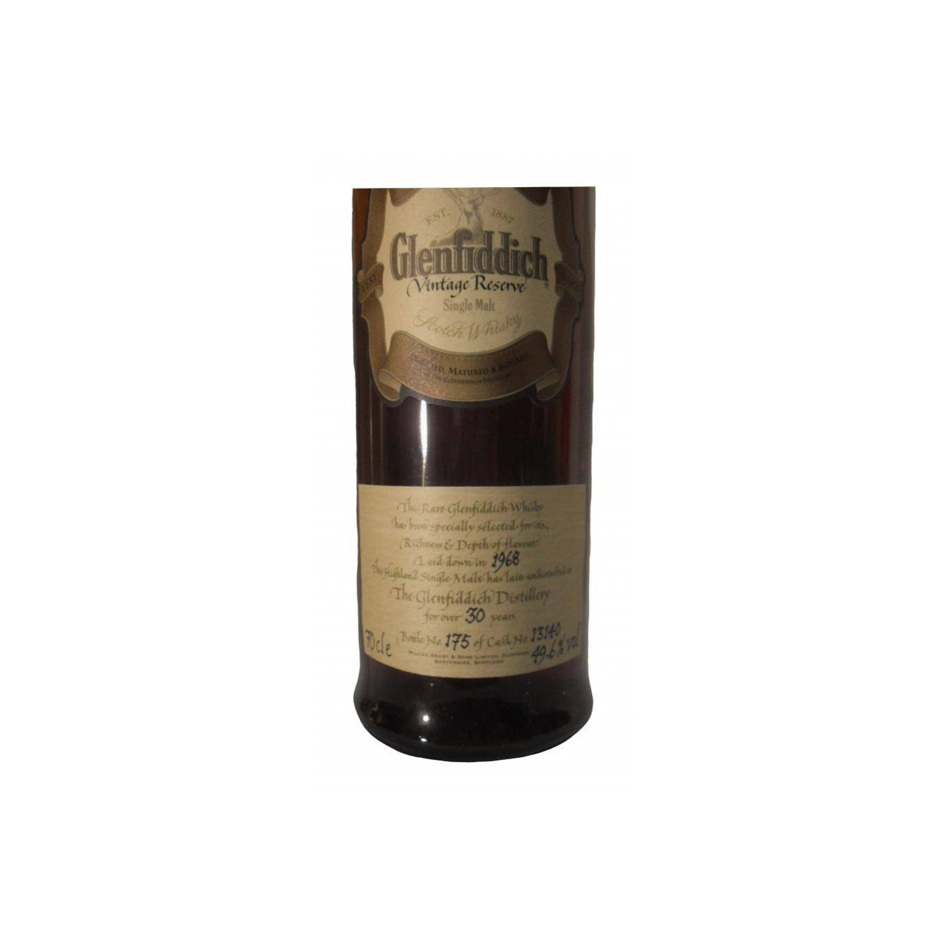 Glenfiddich 1968 30 Years Single Malt Whisky 3