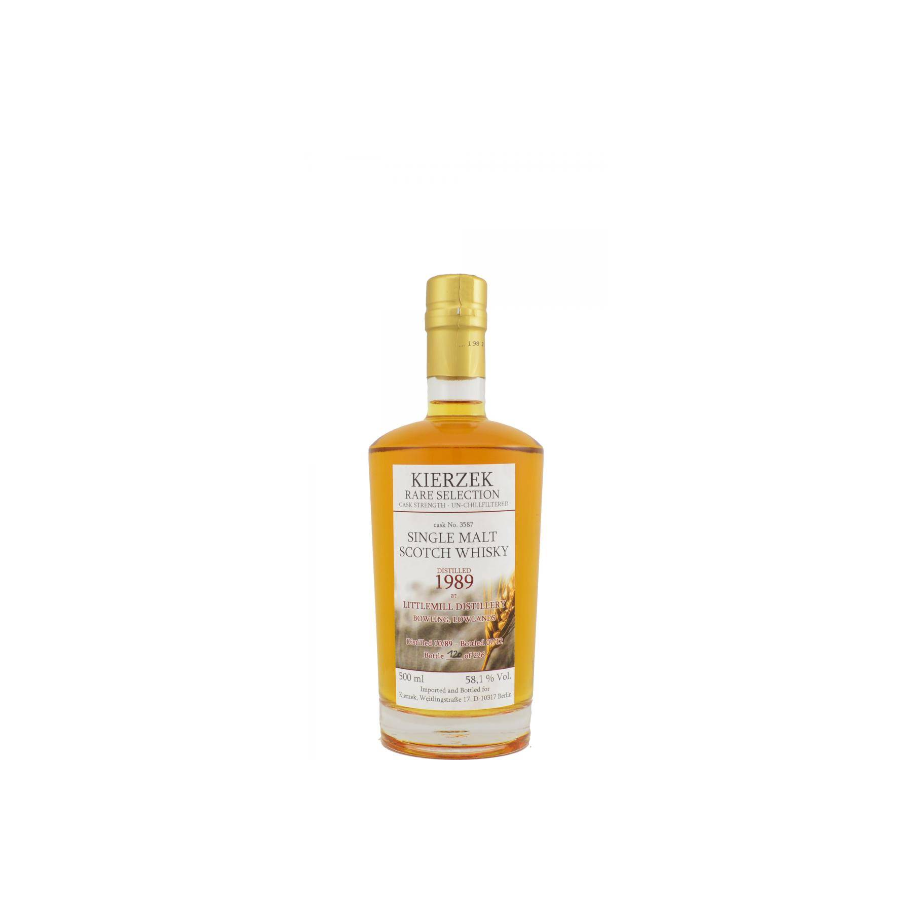 Littlemill 1989 22 Years Single Malt Whisky