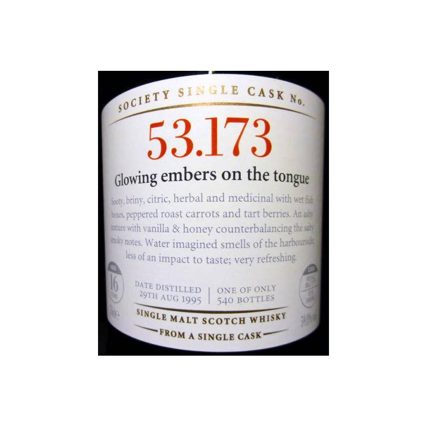 The Scotch Malt Whisky Society 1995 16 Years Single Malt Whisky