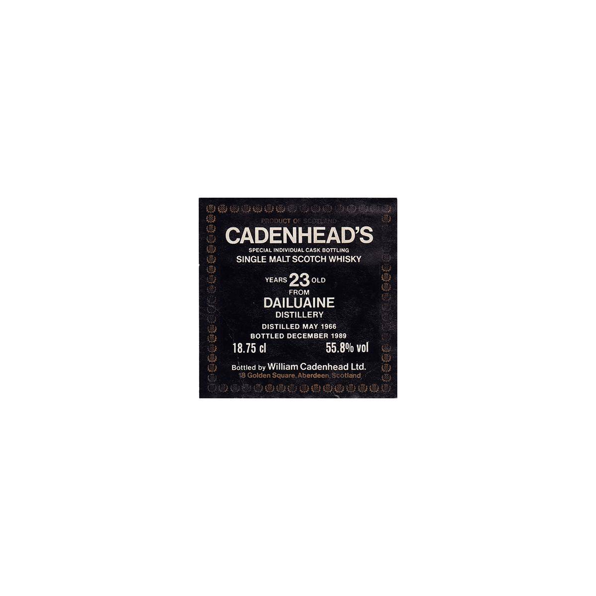 Dailuaine 1966 23 Years Single Malt Whisky