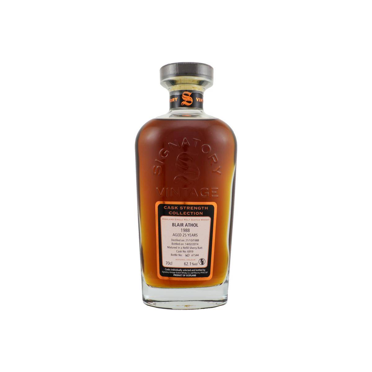 Blair Athol Cask Strength Collection 1988 25 Years Single Malt Whisky