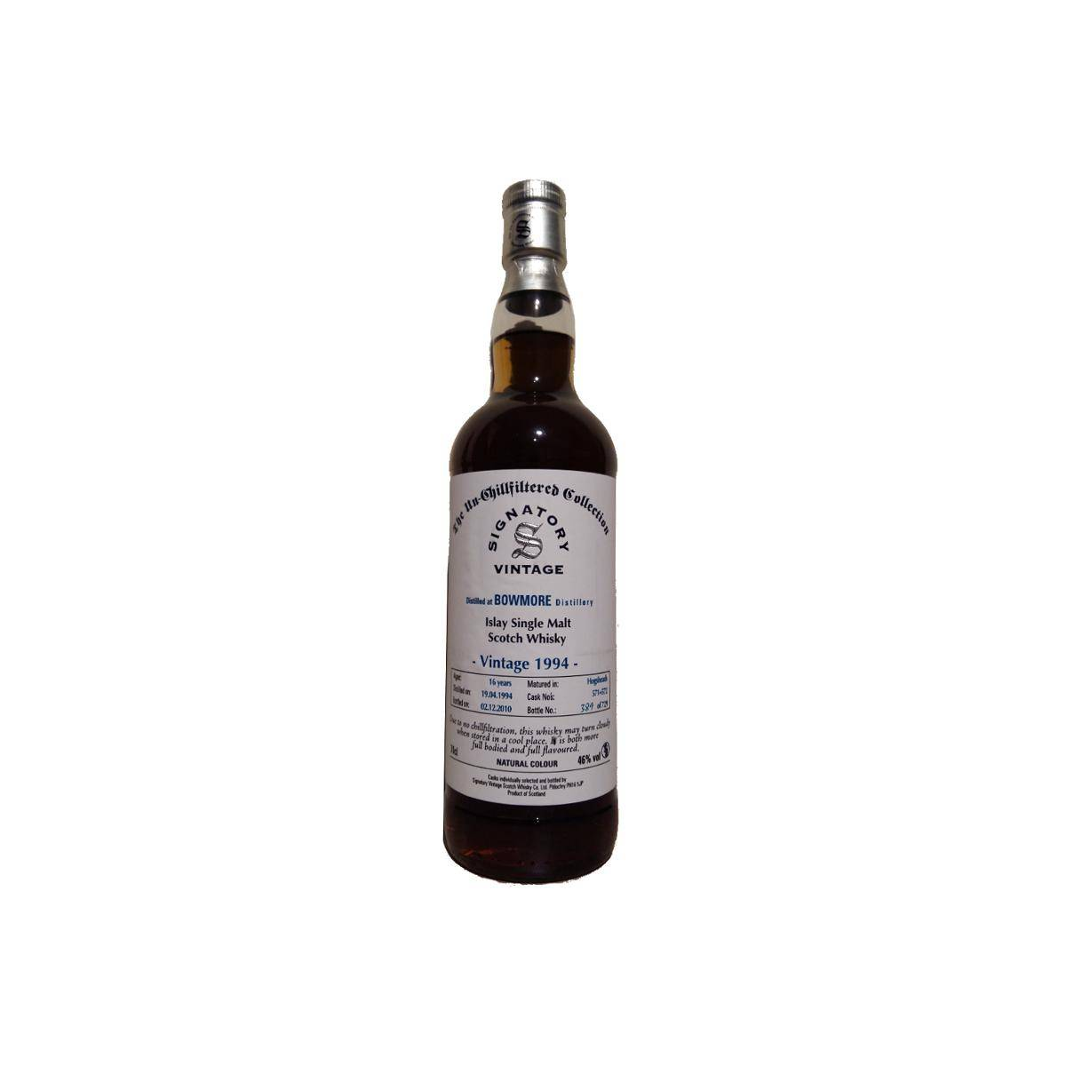 Bowmore The Un-Chillfiltered Collection 1994 16 Years Single Malt Whisky