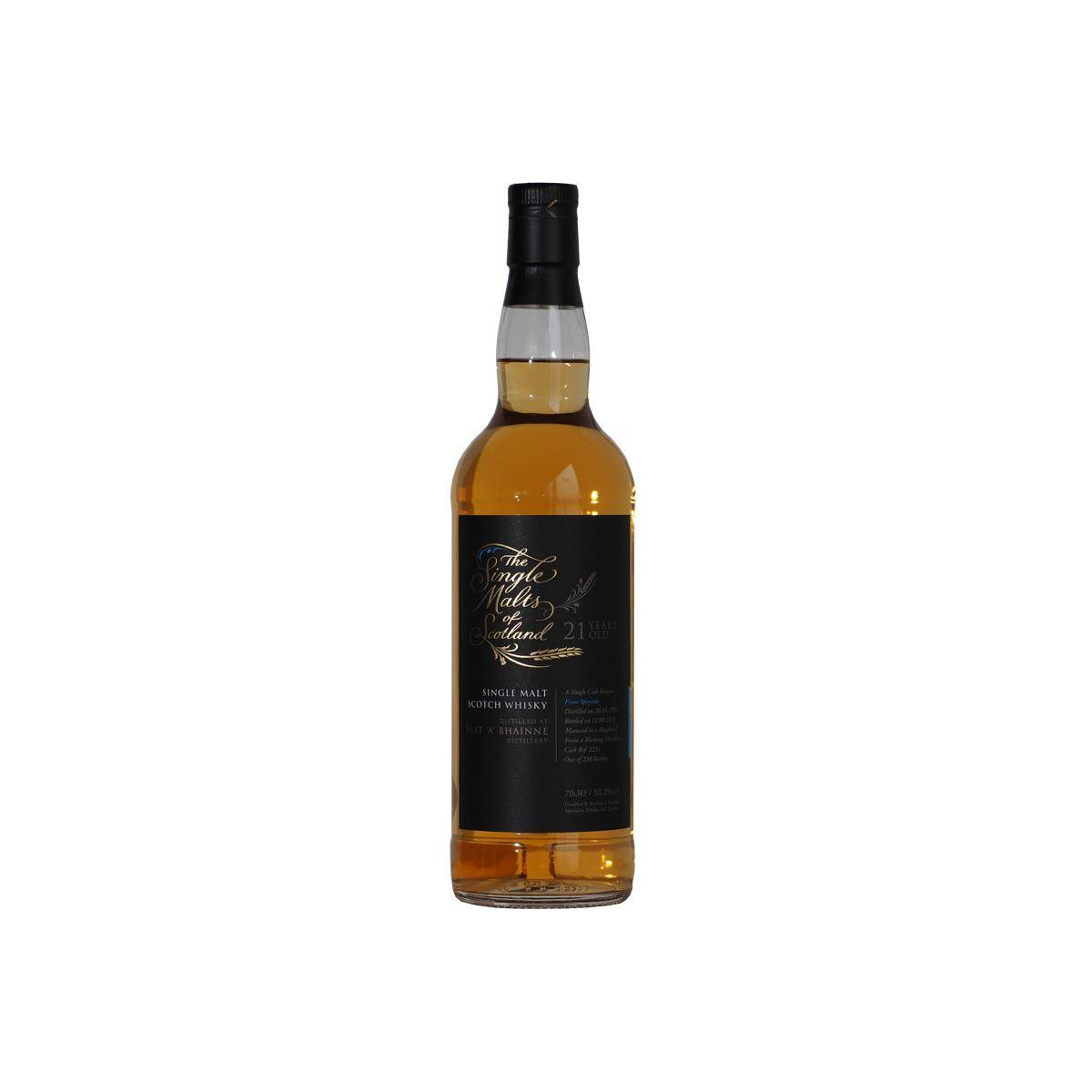 Allt-A-Bhainne The Single Malts of Scotland 1992 21 Years Single Malt Whisky