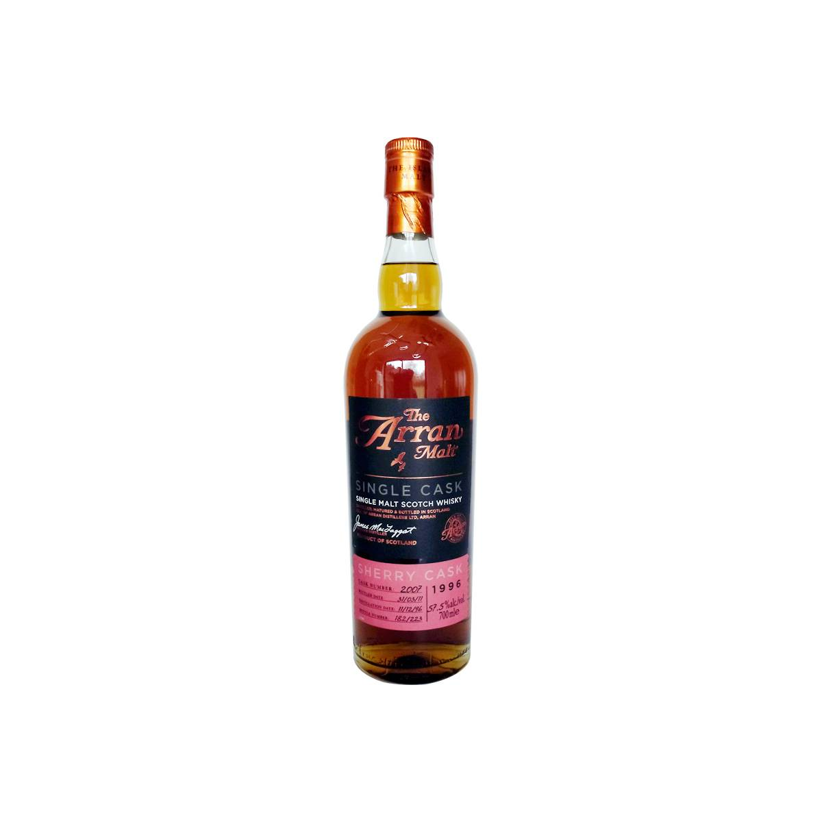 Arran Single Cask 1996 14 Years Single Malt Whisky