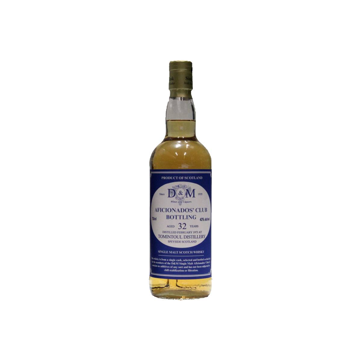 Tomintoul 1973 32 Years Single Malt Whisky