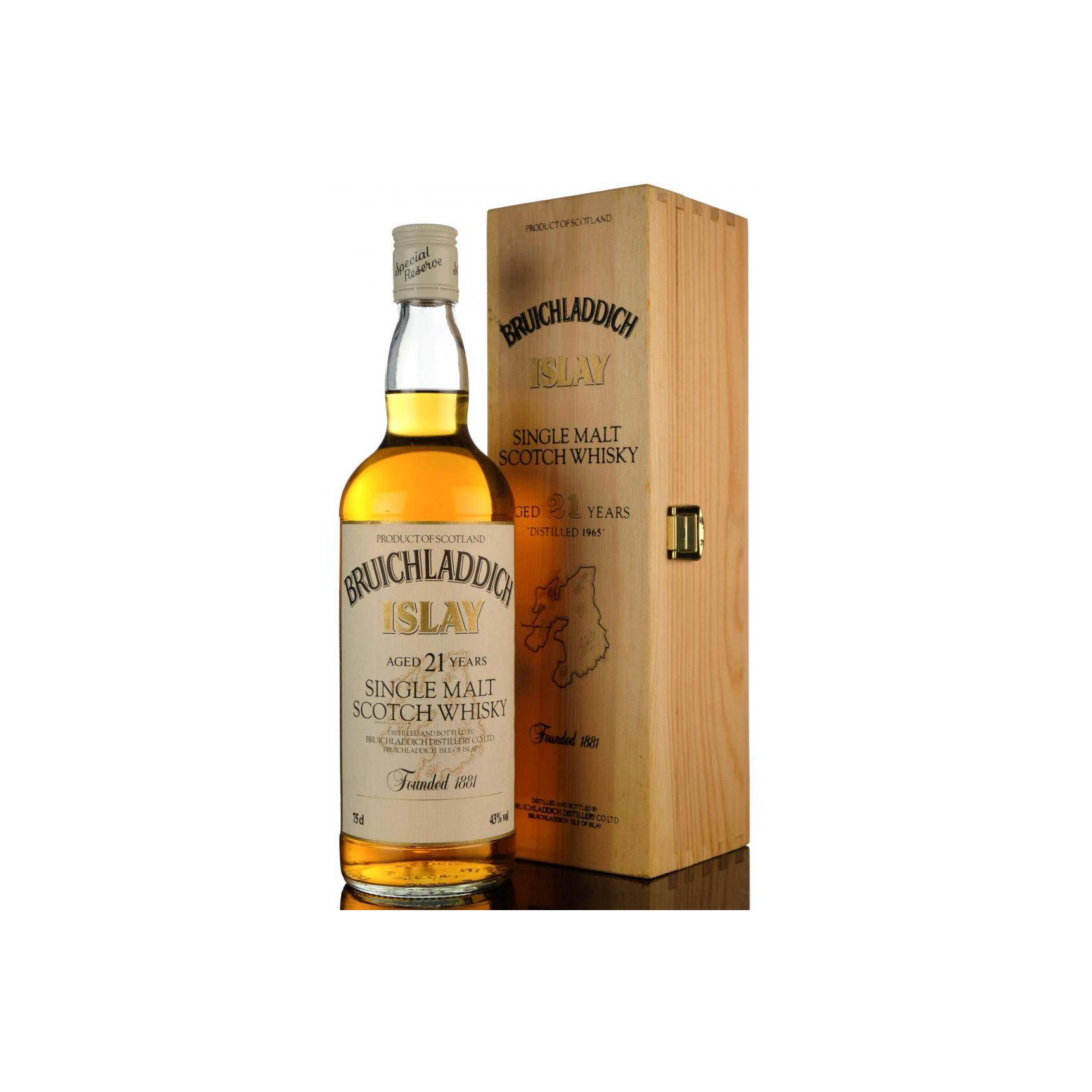 Bruichladdich 1965 21 Years Single Malt Whisky 2