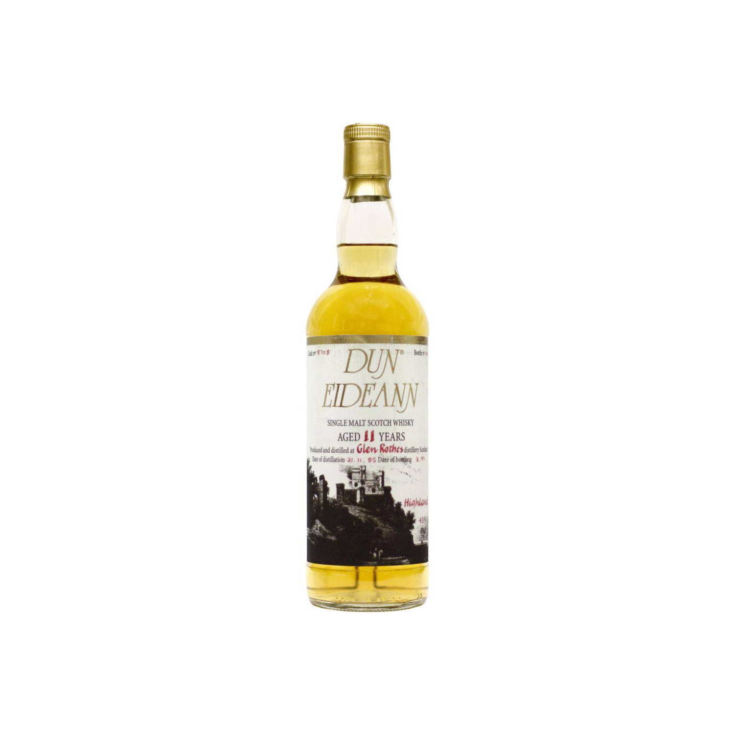 The Glenrothes 1985 11 Years Single Malt Whisky
