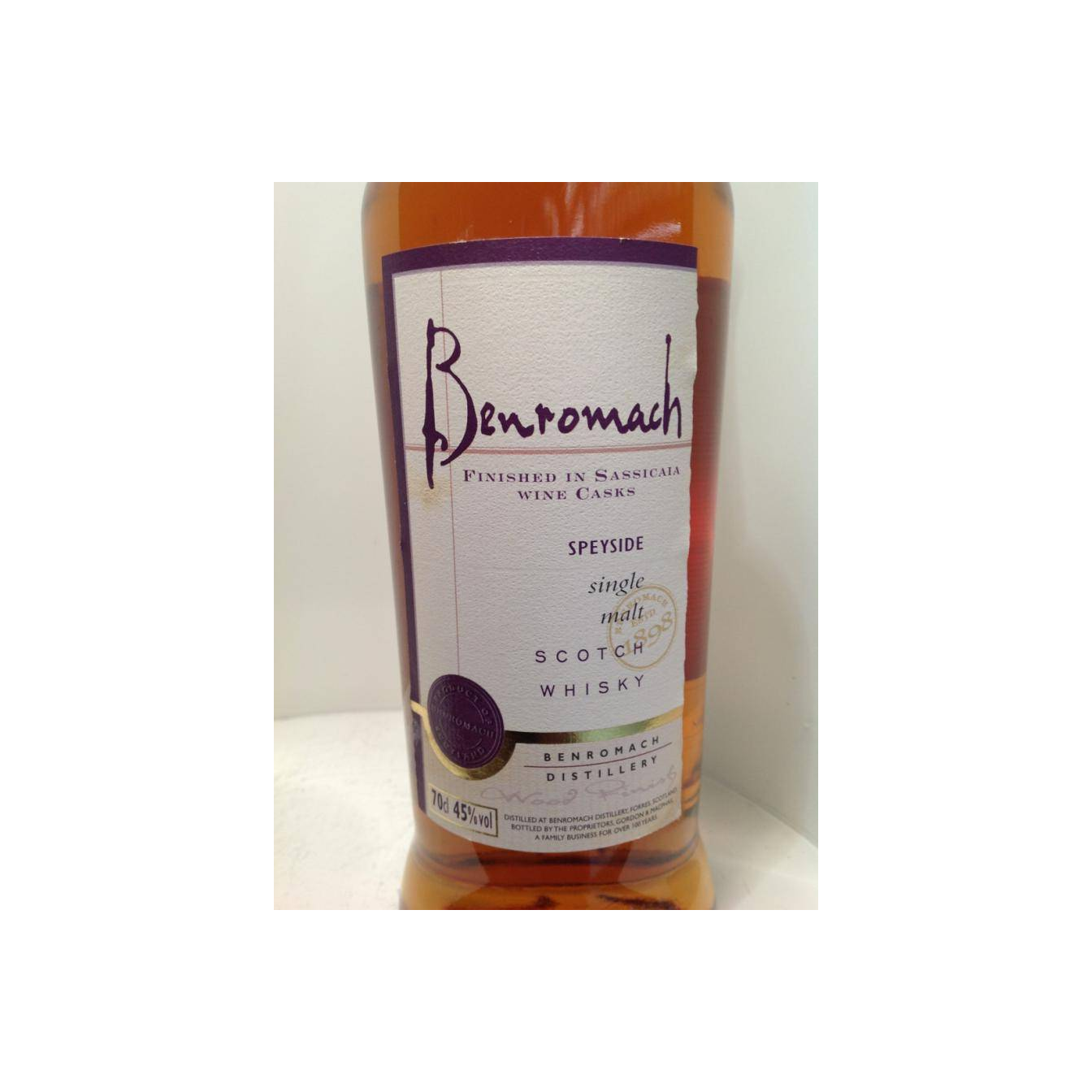 Benromach 5 Years Single Malt Whisky 3