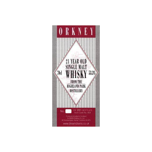 Highland Park 21 Years Single Malt Whisky