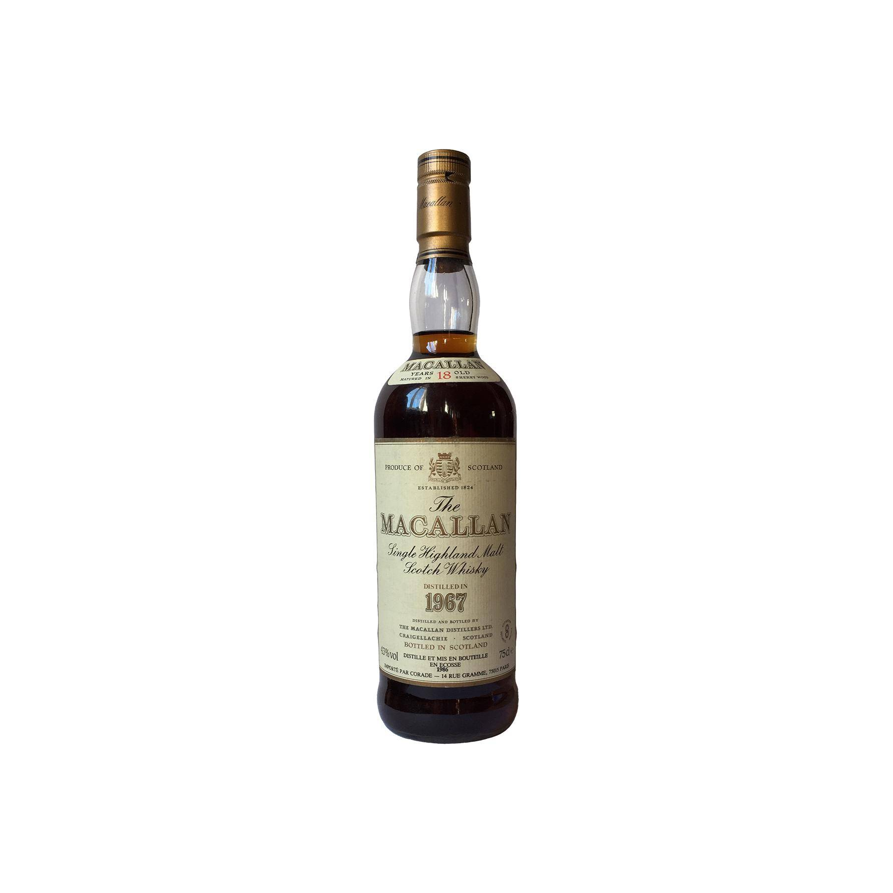 The Macallan 1967 18 Years Single Malt Whisky