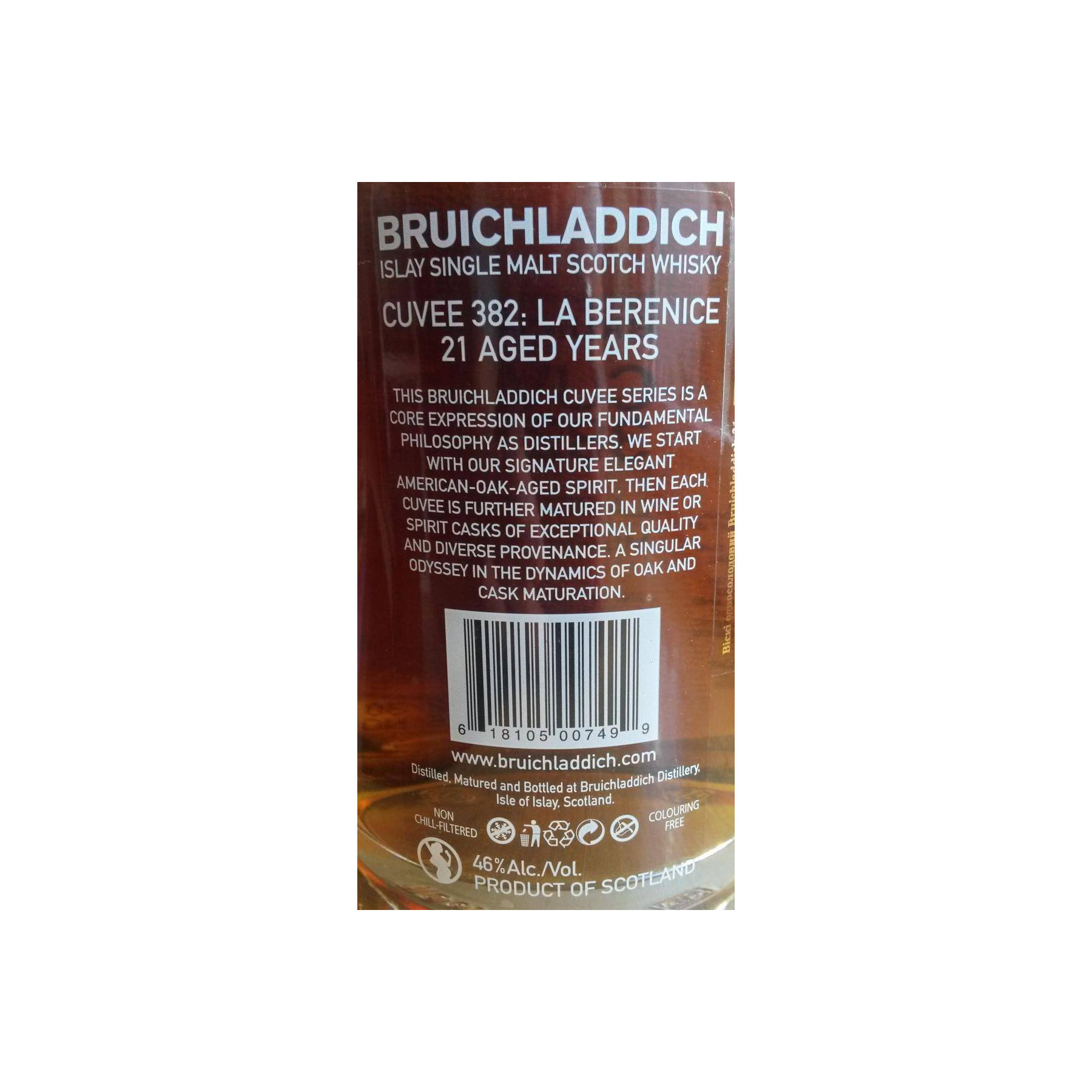 Bruichladdich 21 Years Single Malt Whisky 2