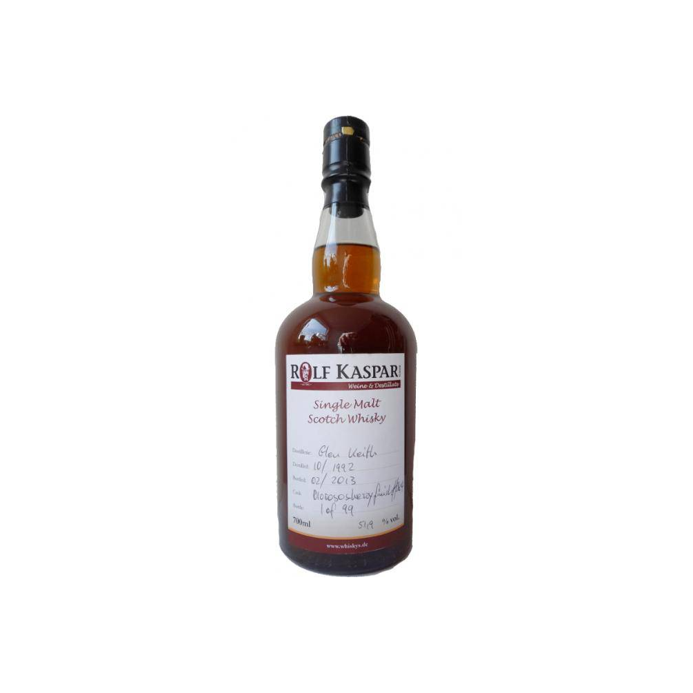 Glen Keith 1992 20 Years Single Malt Whisky