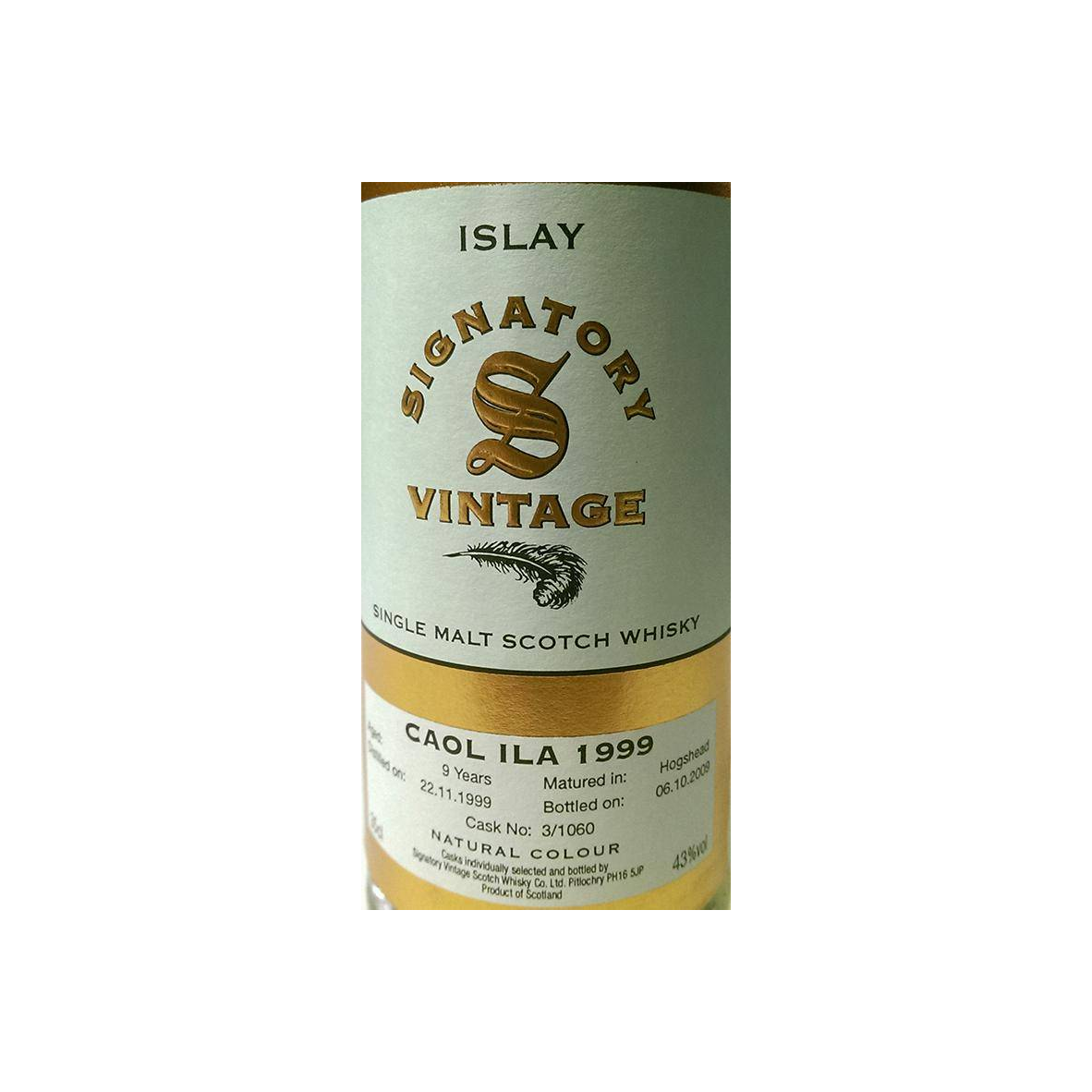 Caol Ila Vintage Collection 1999 9 Years Single Malt Whisky