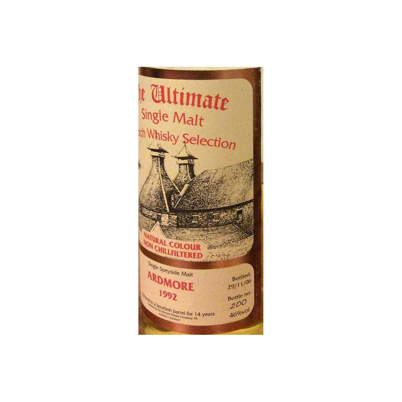 Ardmore The Ultimate 1992 14 Years Single Malt Whisky