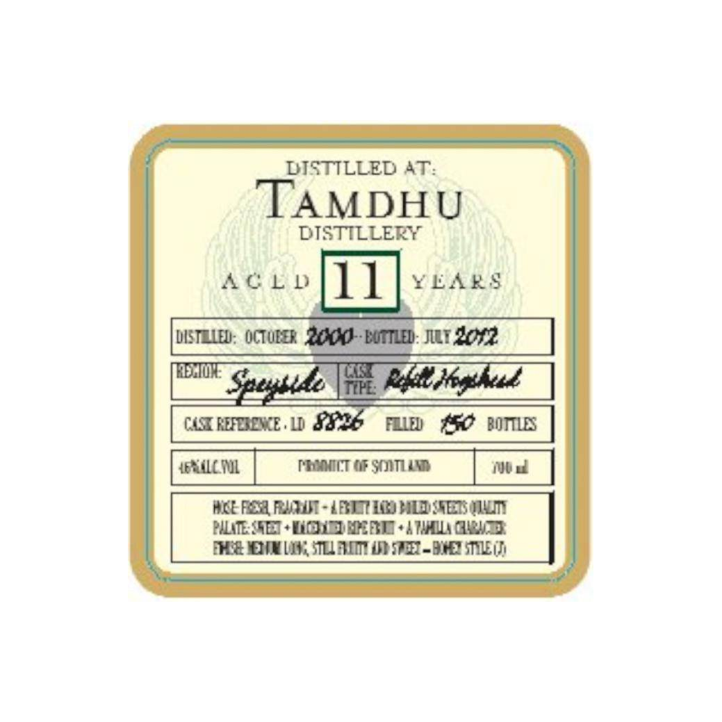 Tamdhu 2000 11 Years Single Malt Whisky
