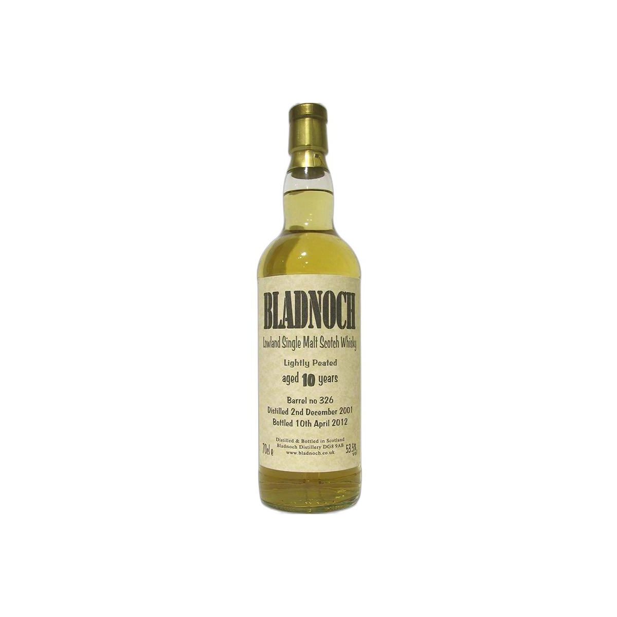 Bladnoch 2001 10 Years Single Malt Whisky