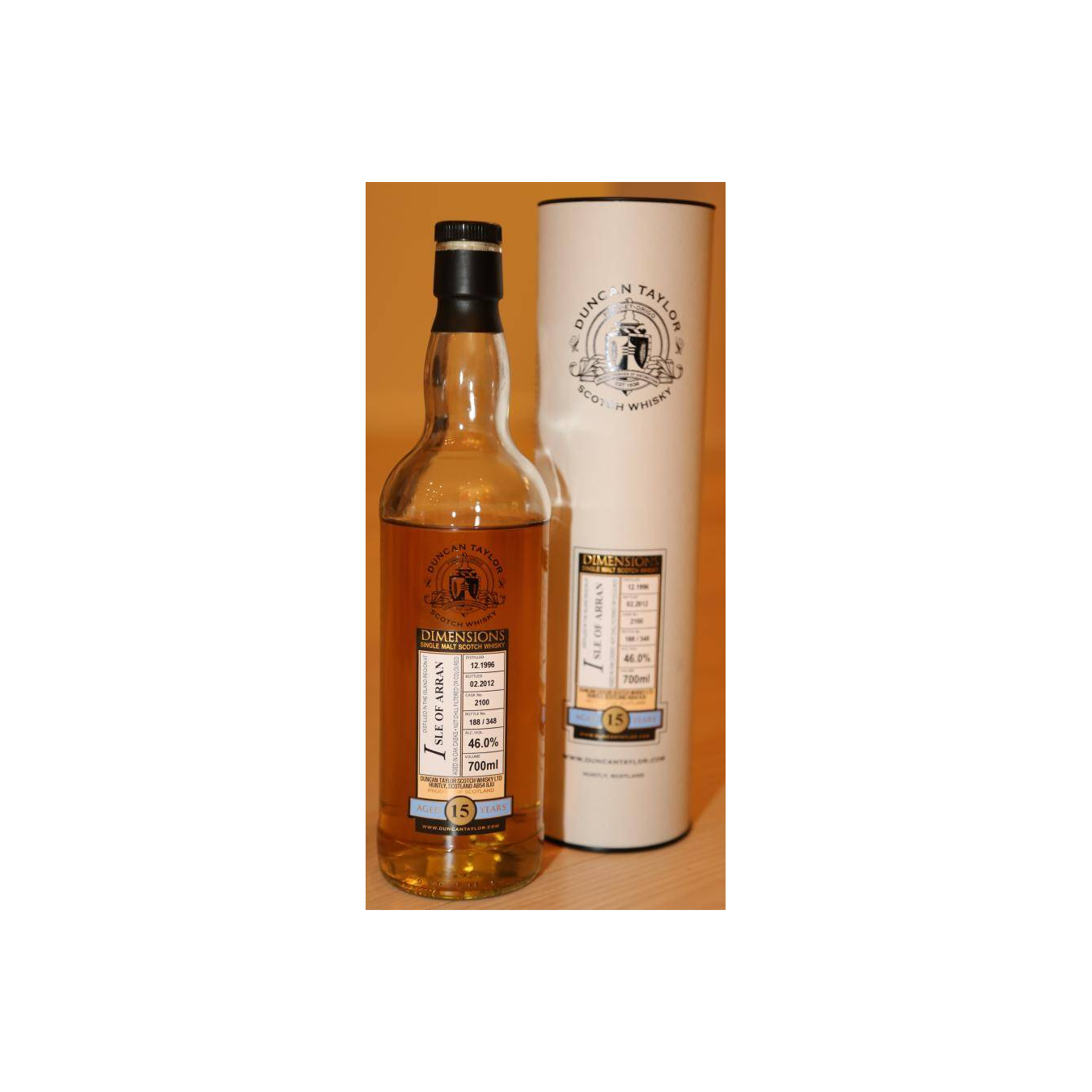 Arran Dimensions 1996 15 Years Single Malt Whisky