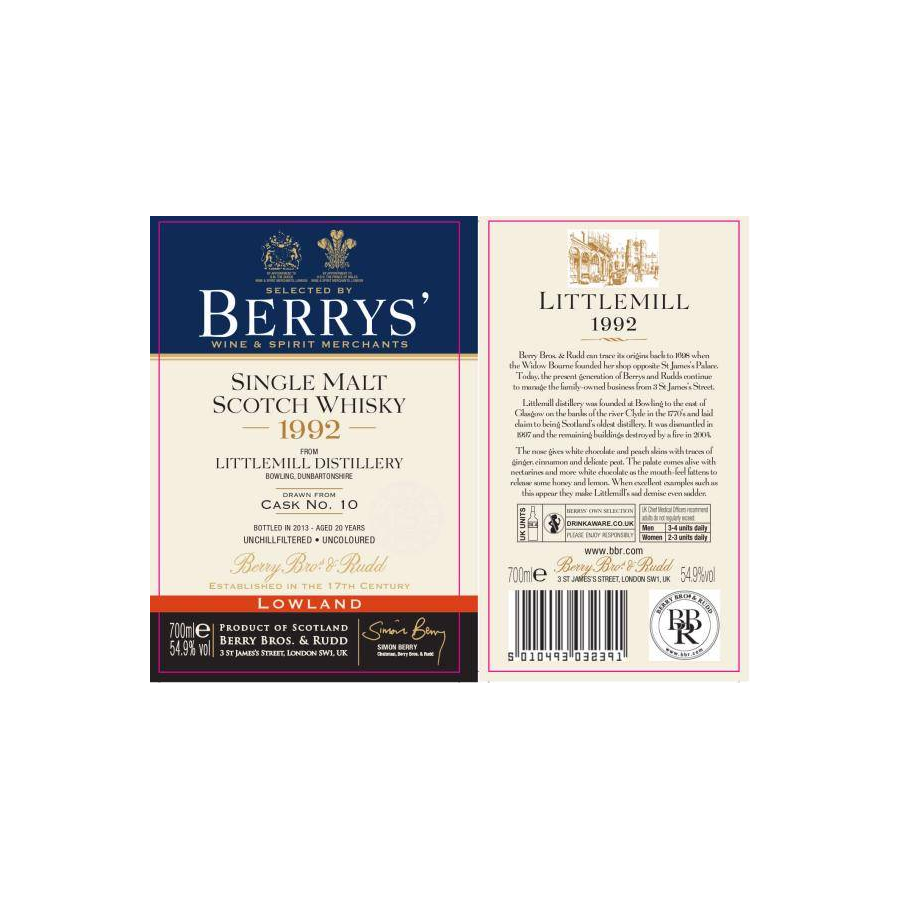 Littlemill 1992 20 Years Single Malt Whisky 2