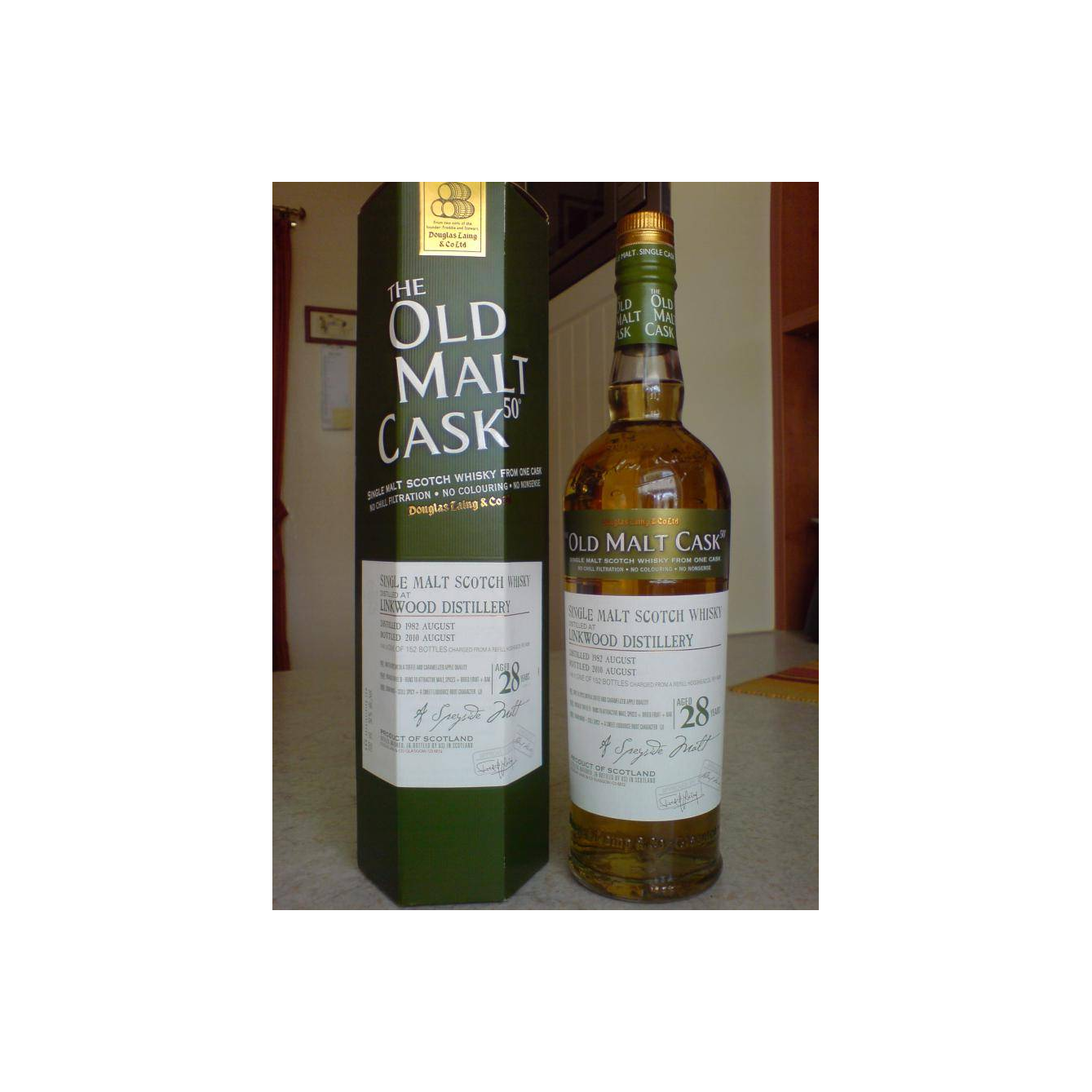 Linkwood Old Malt Cask 1982 28 Years Single Malt Whisky 2