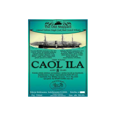 Caol Ila 8 Years Single Malt Whisky