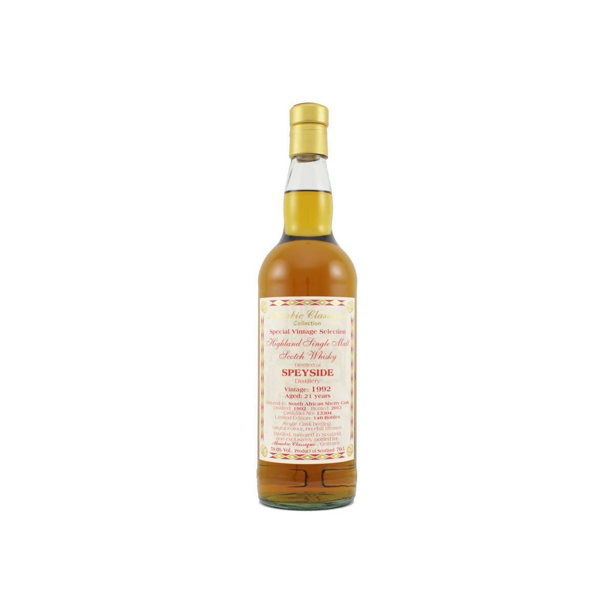 Spey 1992 21 Years Single Malt Whisky