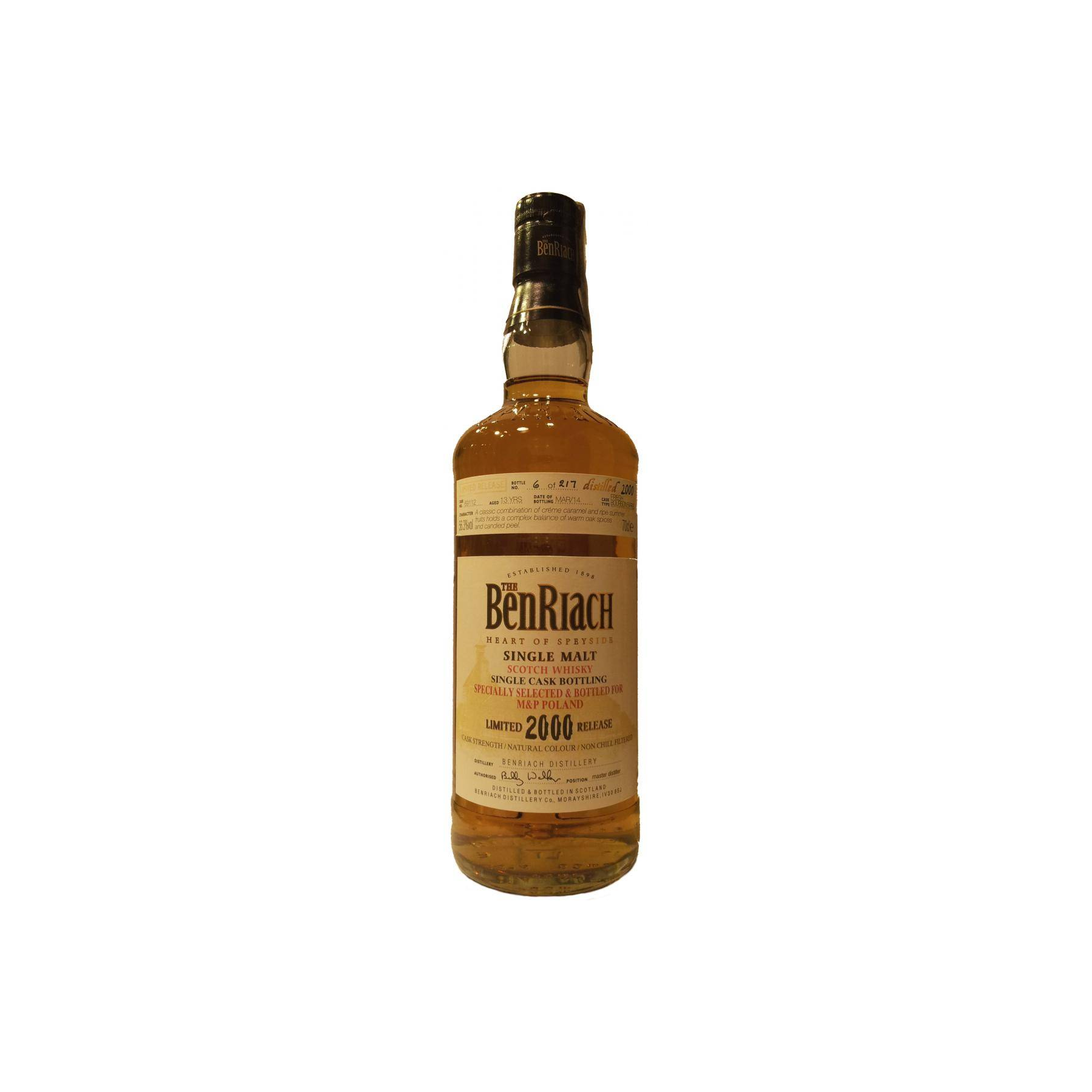 BenRiach Individual Cask Bottling 2000 13 Years Single Malt Whisky