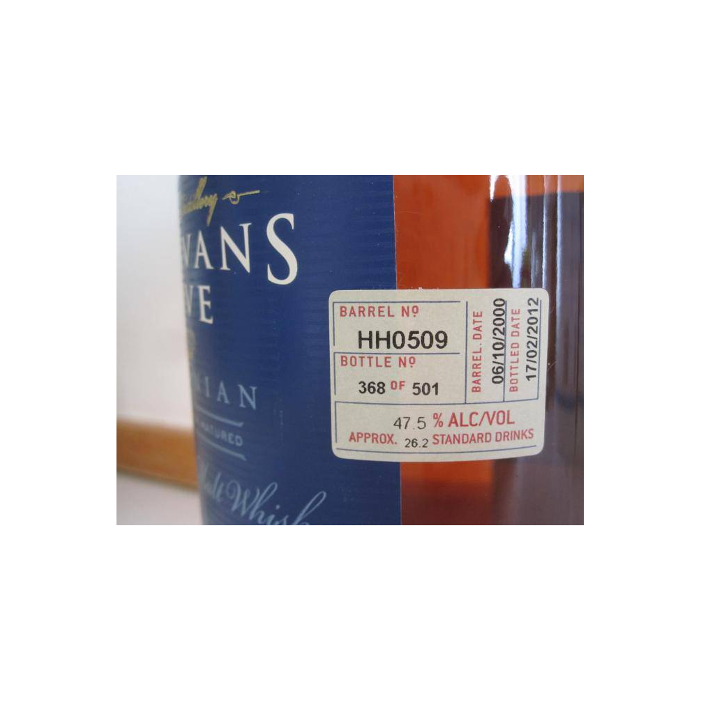 Sullivans Cove 2000 11 Years Single Malt Whisky 2