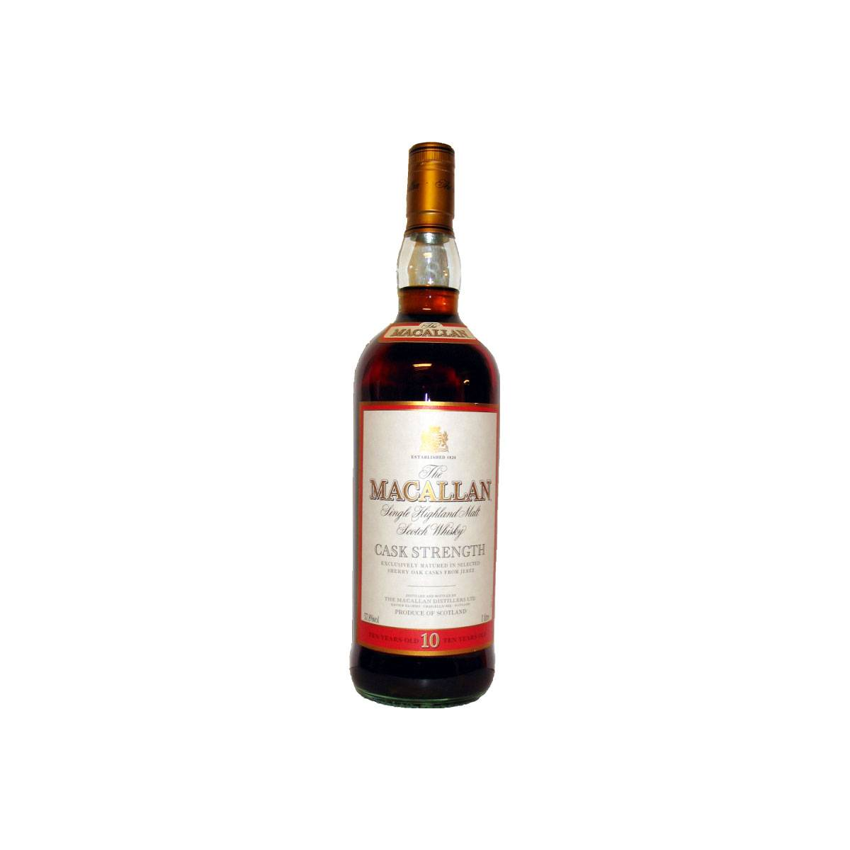 The Macallan Cask Strength Collection 10 Years Single Malt Whisky