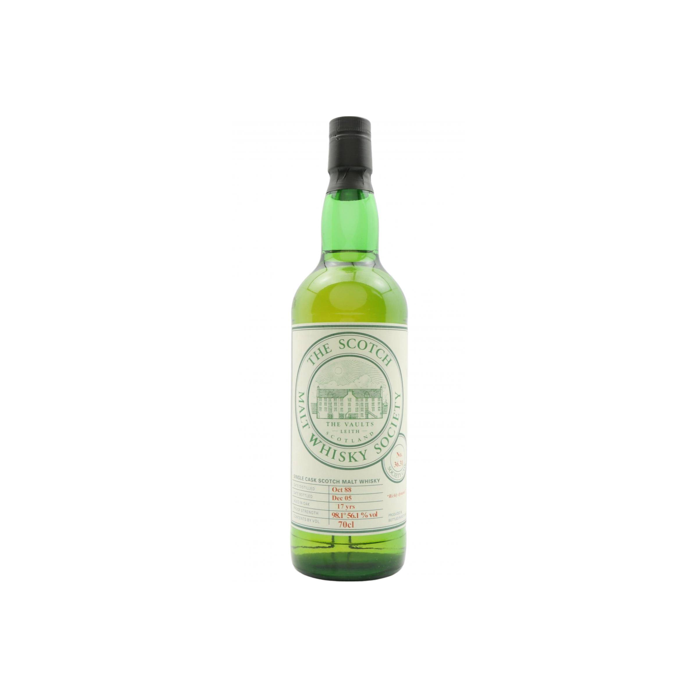 The Scotch Malt Whisky Society 1988 17 Years Single Malt Whisky