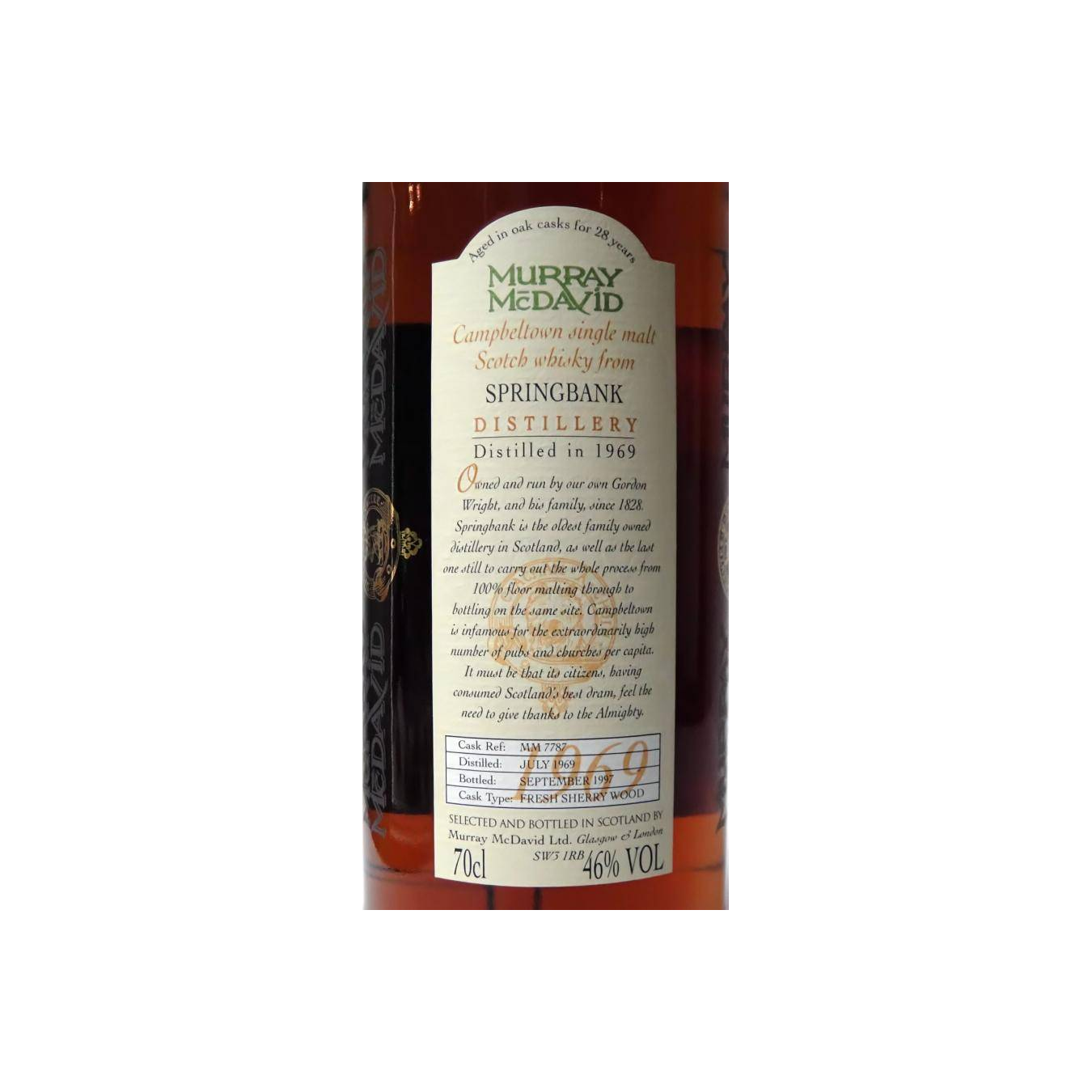 Springbank 1969 28 Years Single Malt Whisky 2