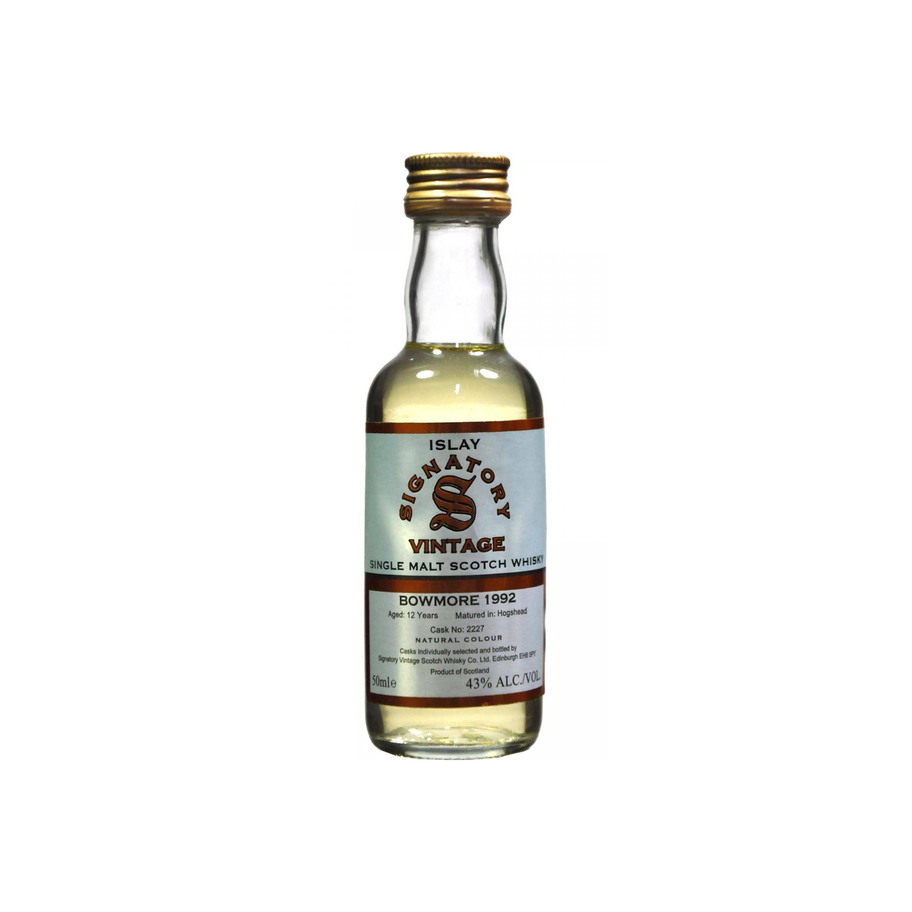 Bowmore 1992 12 Years Single Malt Whisky 2
