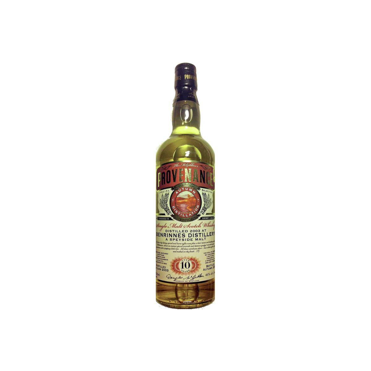 Benrinnes McGibbon's Provenance 2003 10 Years Single Malt Whisky
