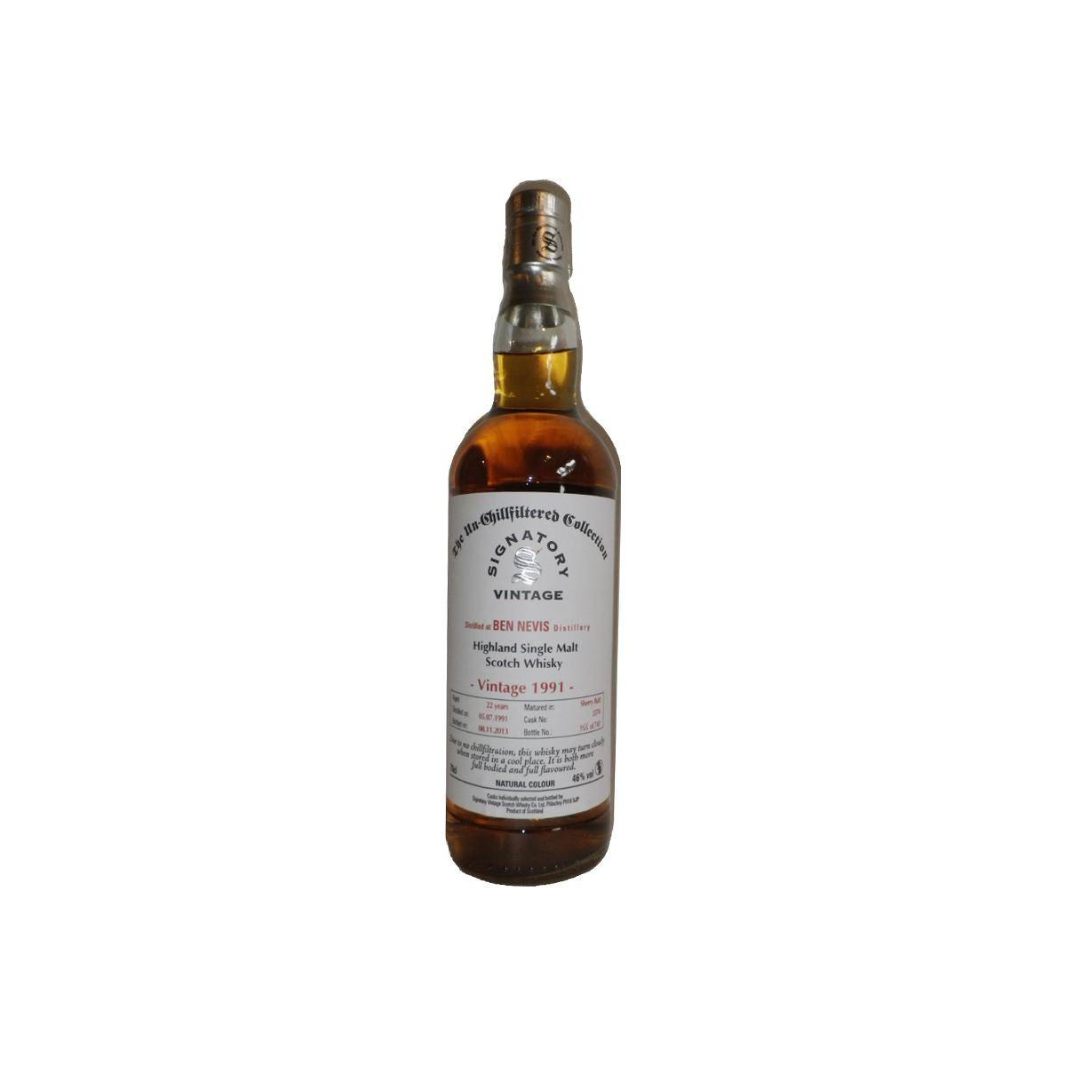 Ben Nevis The Un-Chillfiltered Collection 1991 22 Years Single Malt Whisky