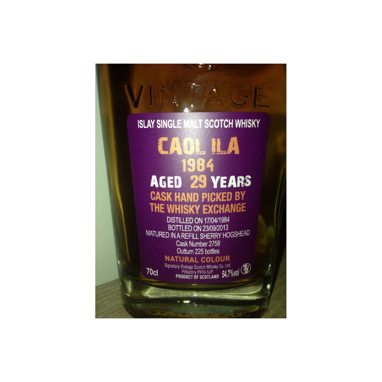 Caol Ila Cask Strength Collection 1984 29 Years Single Malt Whisky 2