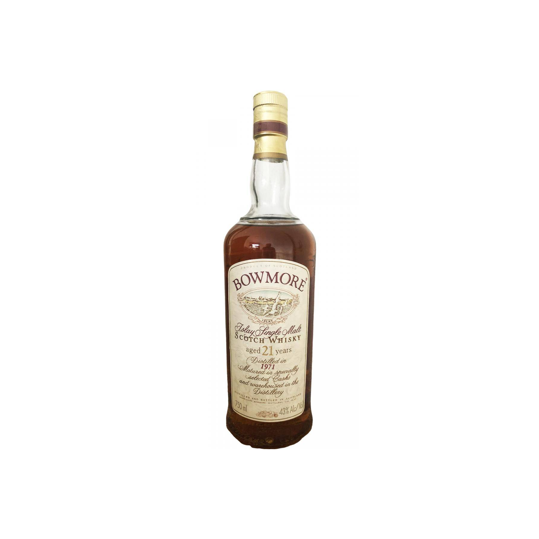 Bowmore 1971 21 Years Single Malt Whisky