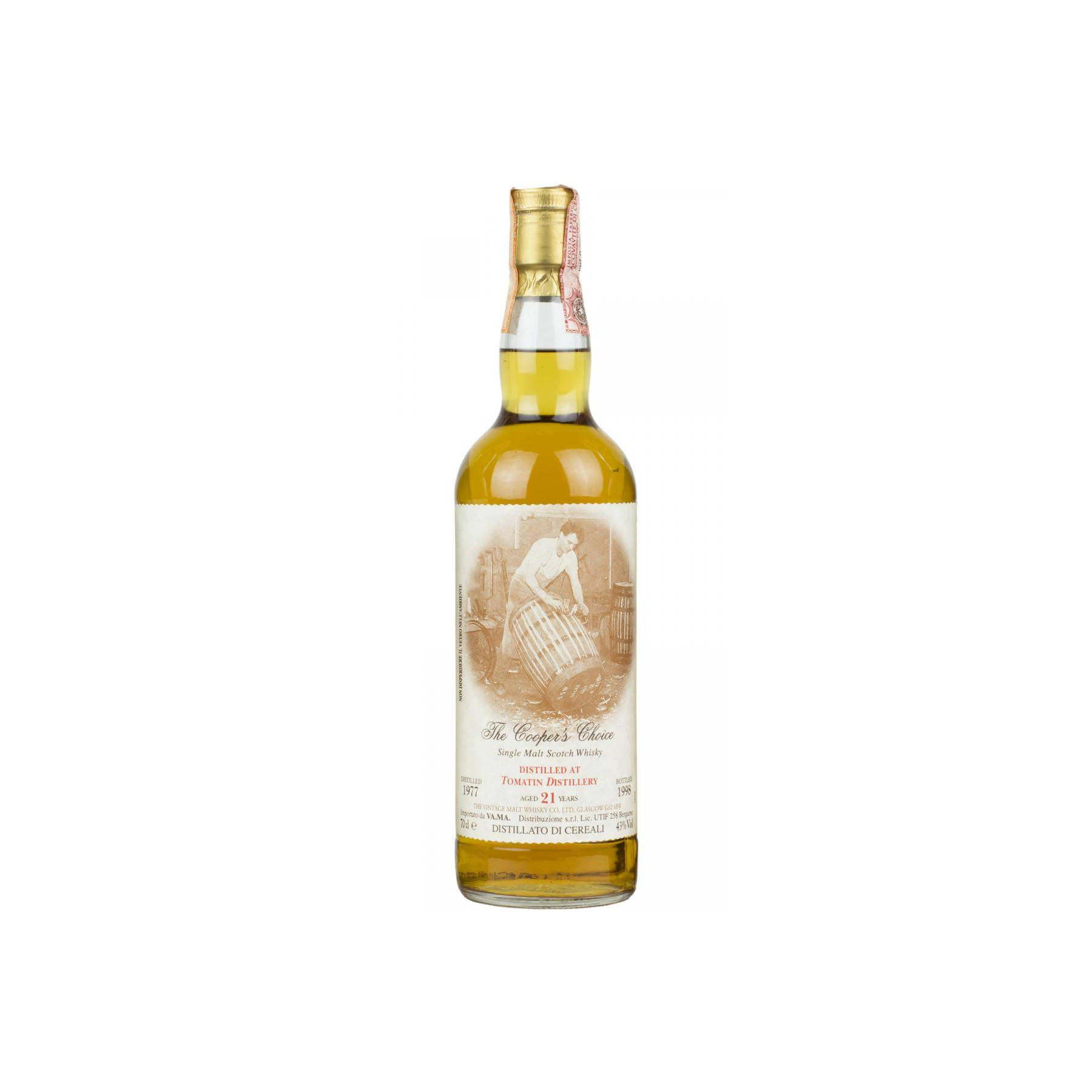 Tomatin The Cooper's Choice 1977 21 Years Single Malt Whisky