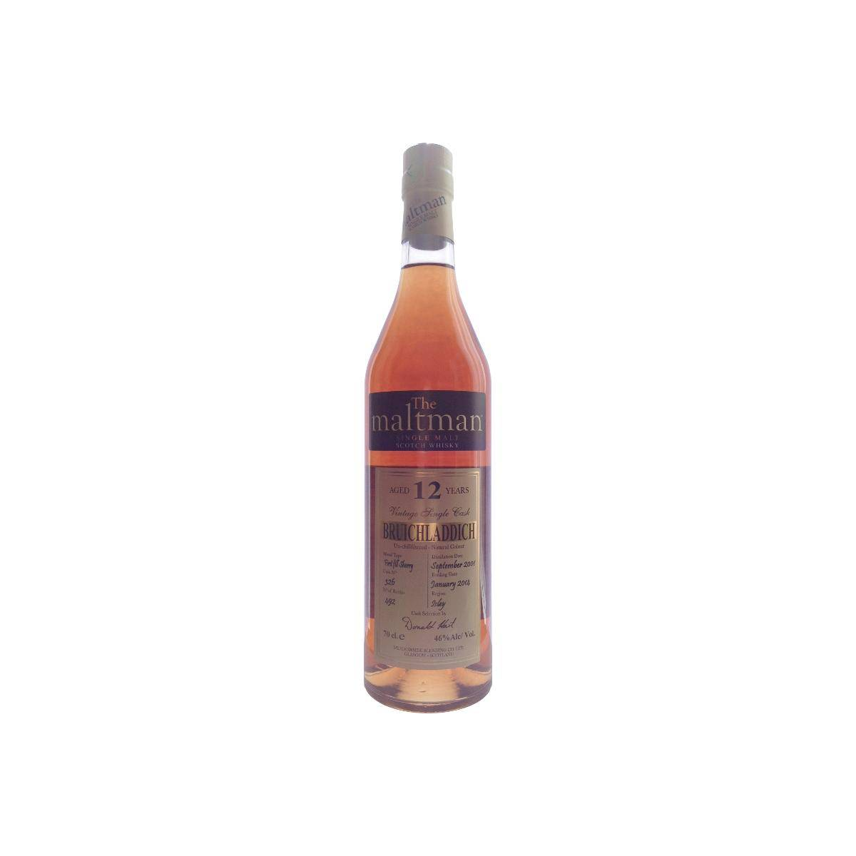 Bruichladdich 2001 12 Years Single Malt Whisky