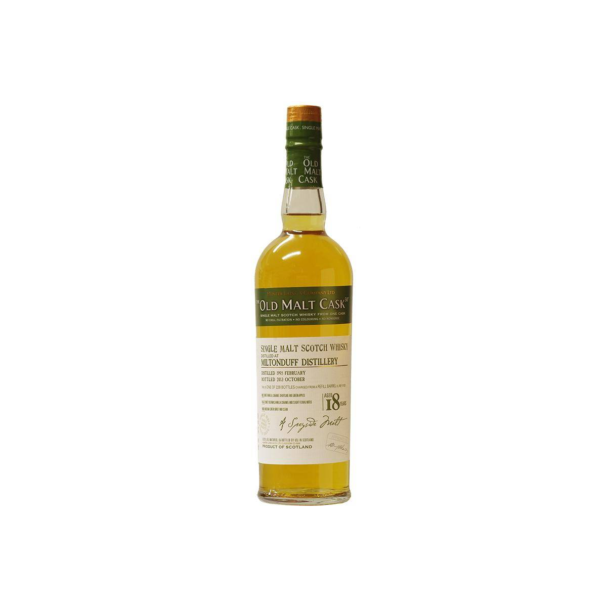 Miltonduff Old Malt Cask 1995 18 Years Single Malt Whisky