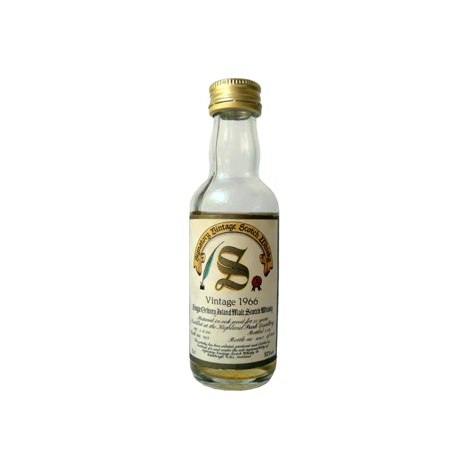Highland Park 1966 22 Years Single Malt Whisky 2