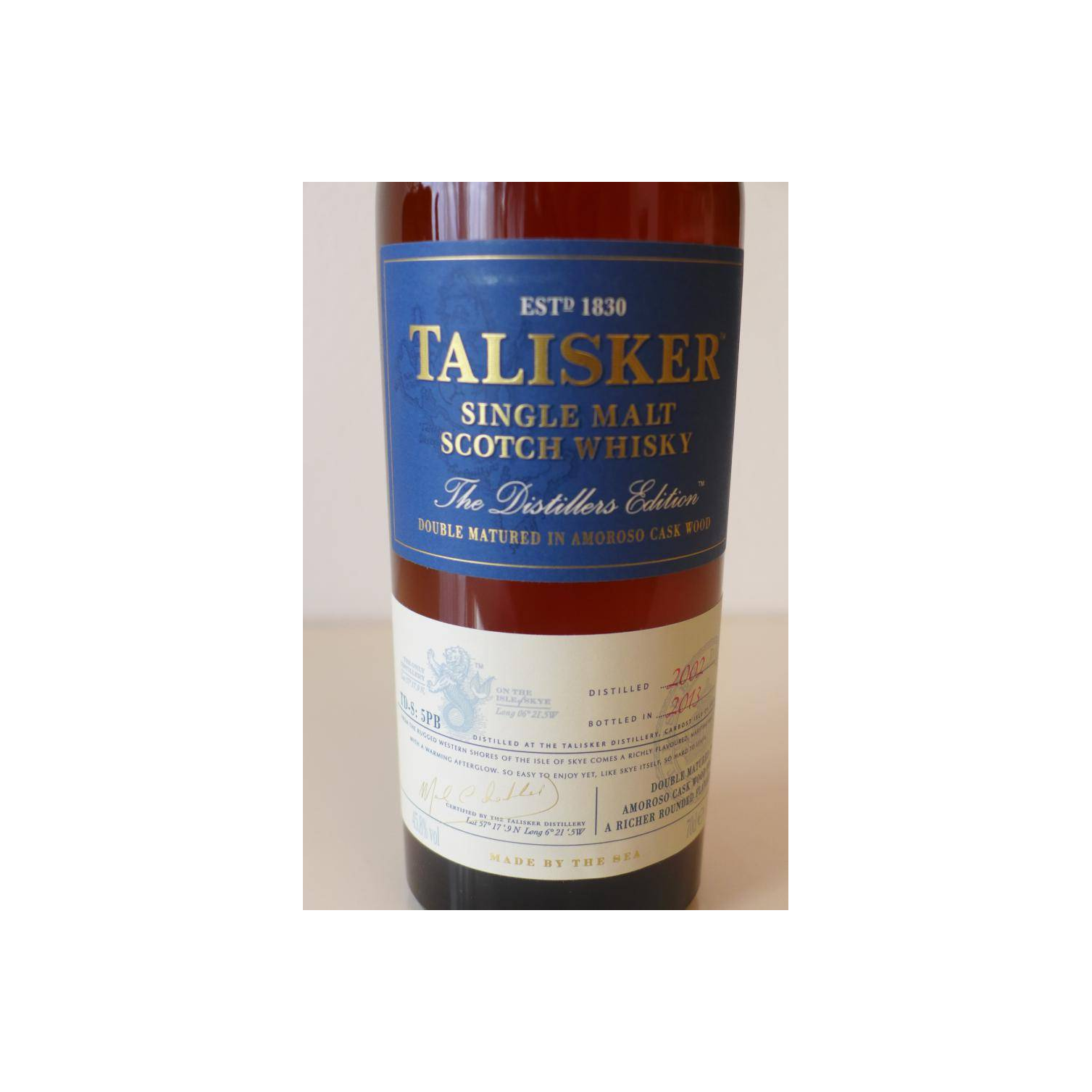 Talisker The Distillers Edition 2002 11 Years Single Malt Whisky 3