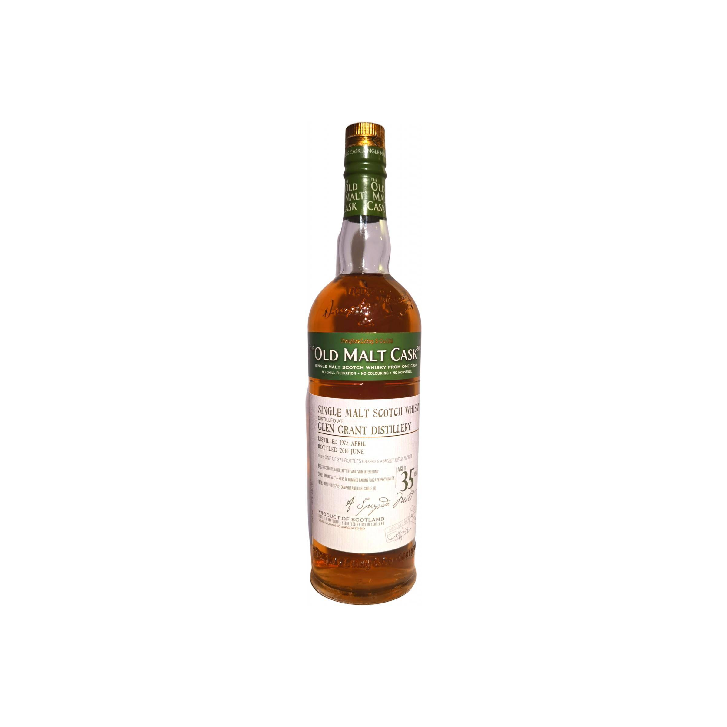 Glen Grant Old Malt Cask 1975 35 Years Single Malt Whisky