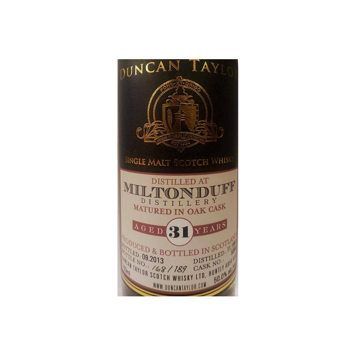 Miltonduff 1981 31 Years Single Malt Whisky 2