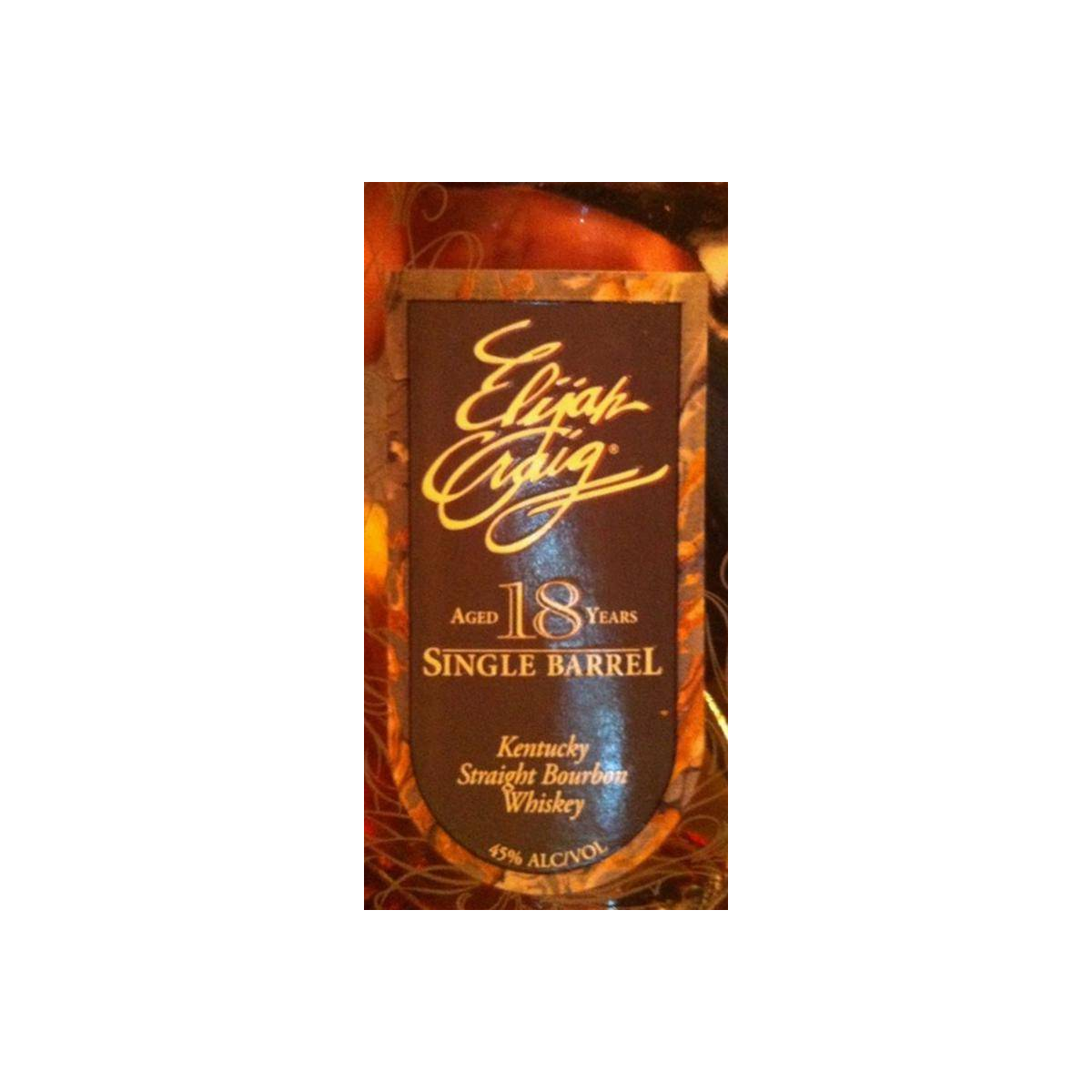 Elijah Craig Single Cask 1991 18 Years Bourbon Whisky 2